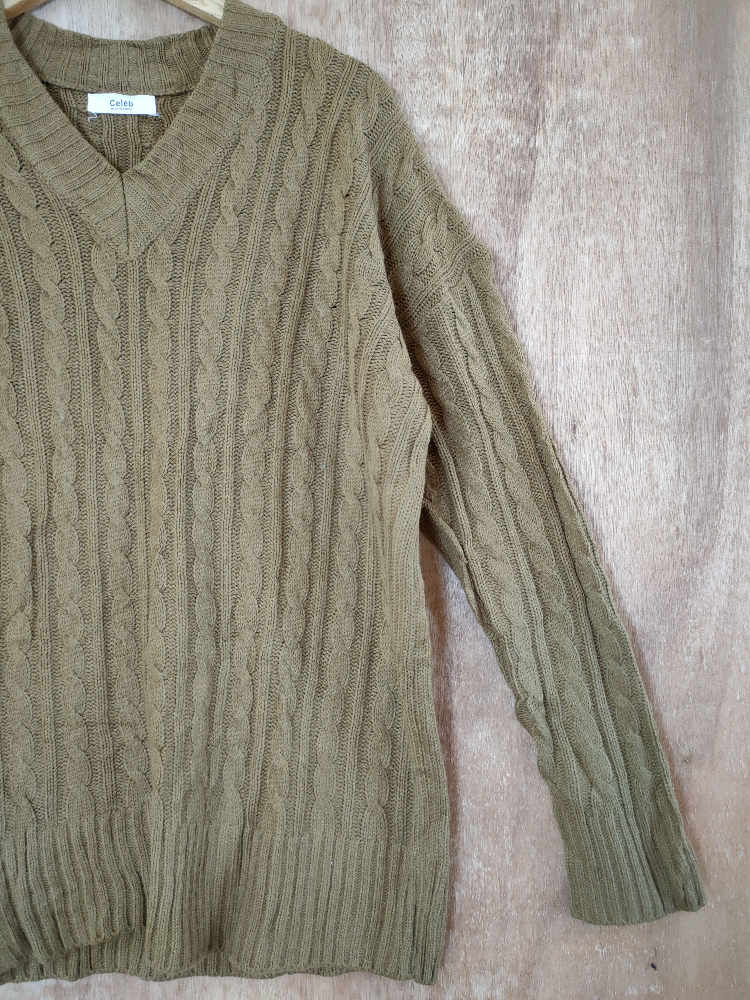 Aran Isles Knitwear × Japanese Brand Celeb aran isle cable knitwear japan #46-656 Size US L / EU 52-54 / 3 - 3 Thumbnail