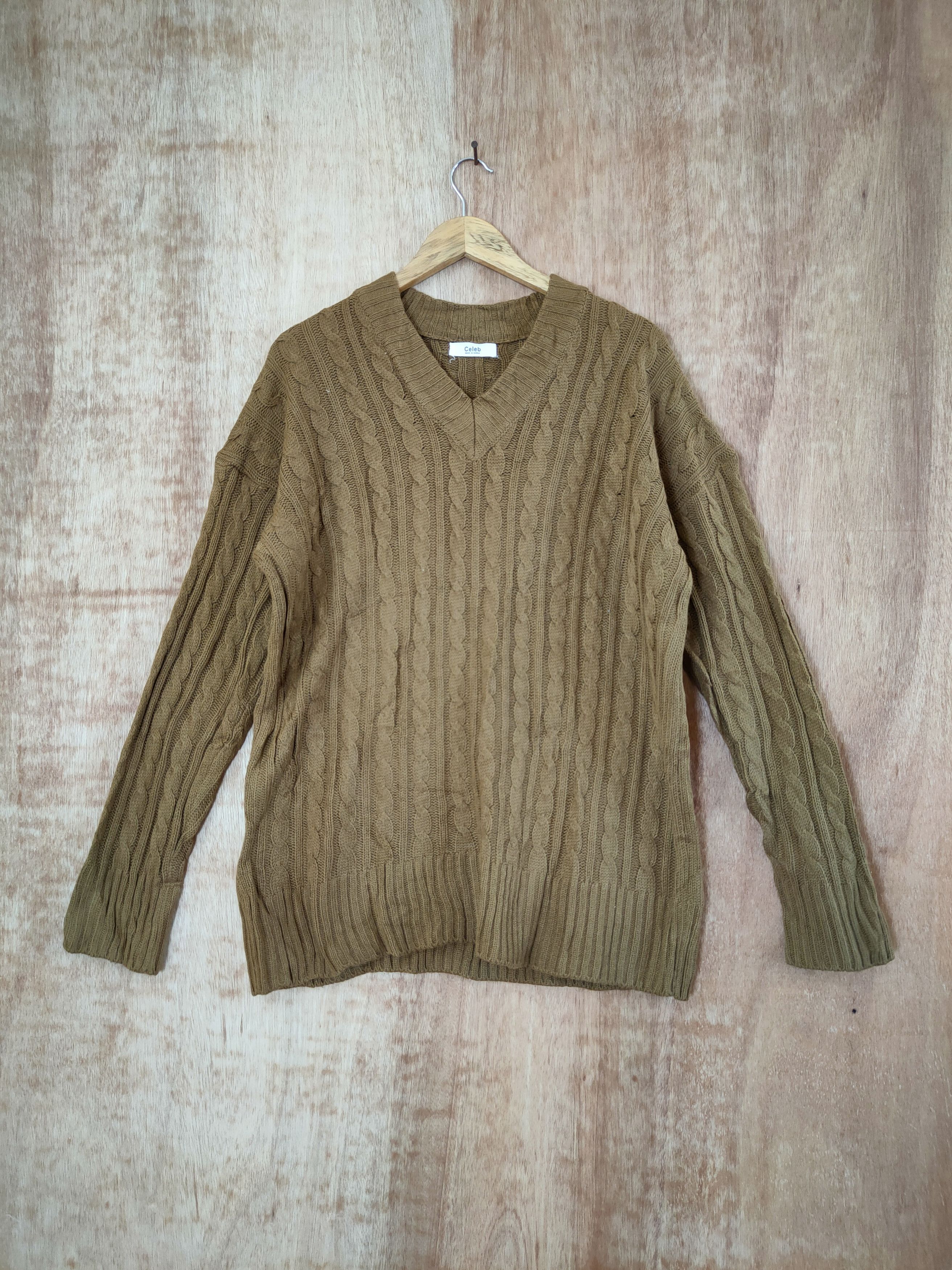 Aran Isles Knitwear × Japanese Brand Celeb aran isle cable knitwear japan #46-656 Size US L / EU 52-54 / 3 - 1 Thumbnail