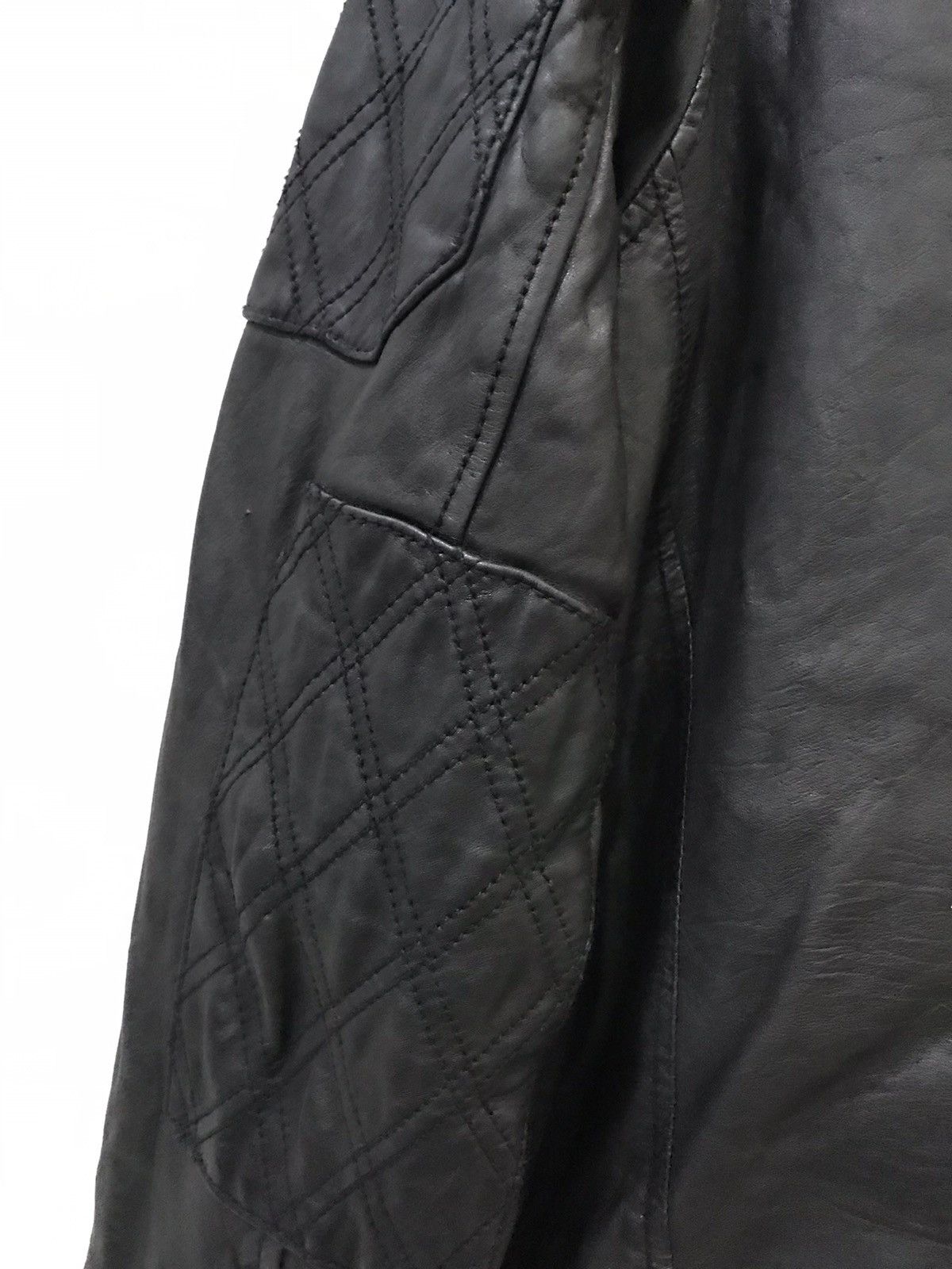 Genuine Leather Johnbull Japan Cafe Racer Chopper Biker Leather Jacket Size US L / EU 52-54 / 3 - 17 Thumbnail
