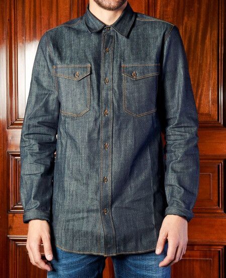 Nudie gunnar shirt organic sales dry