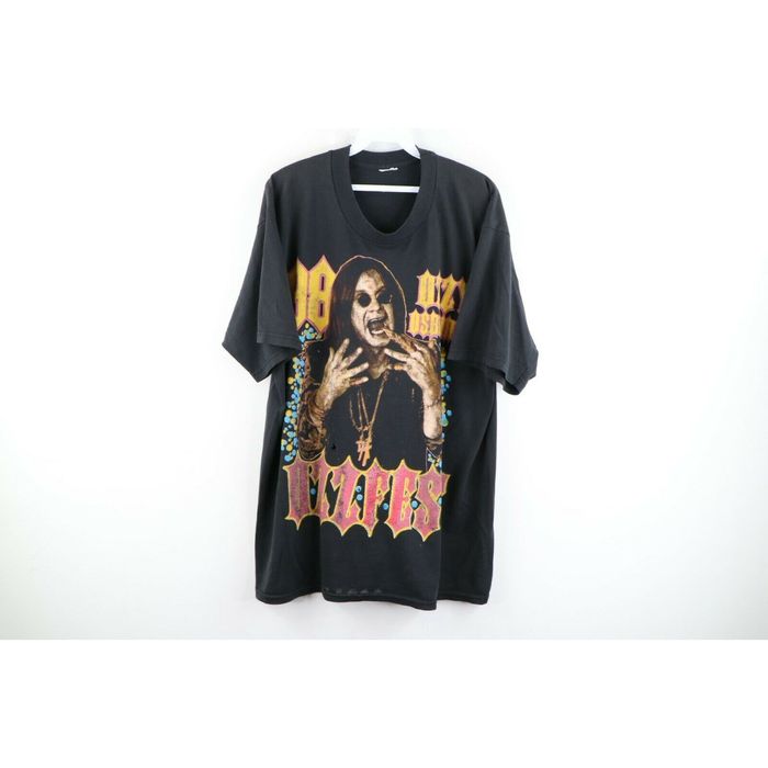 Vintage Vintage 90s 1998 Ozzfest Tool Limp Bizkit Megadeth TShirt