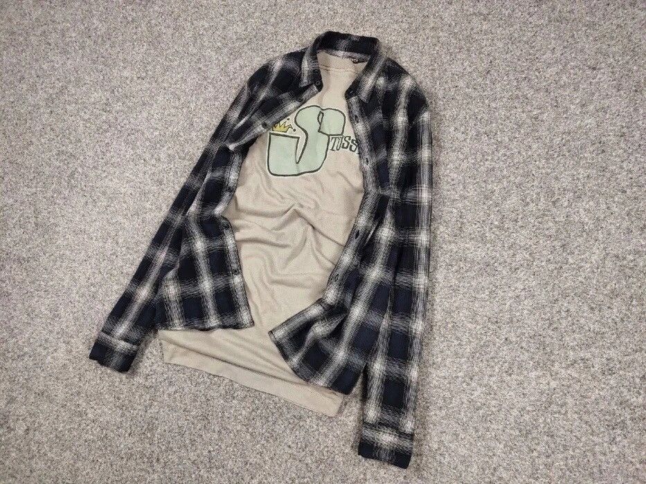 Flannel Vintage Flannel Shirt Travis Scott Style Streetwear Hype Size US S / EU 44-46 / 1 - 3 Thumbnail