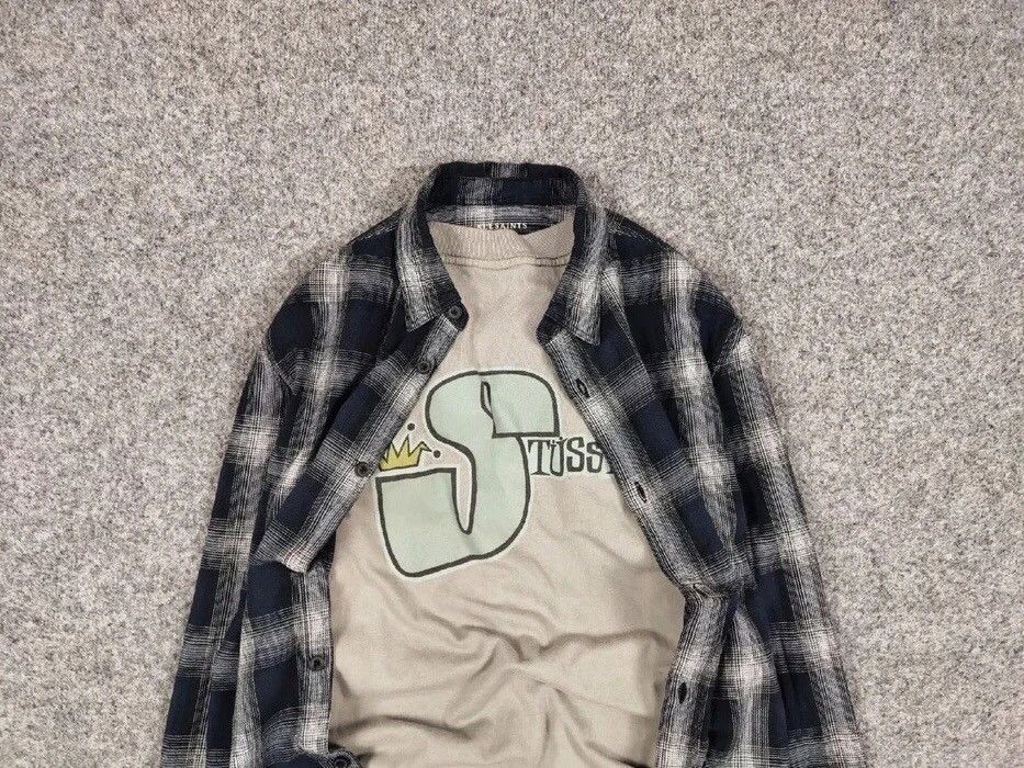 Flannel Vintage Flannel Shirt Travis Scott Style Streetwear Hype Size US S / EU 44-46 / 1 - 4 Thumbnail