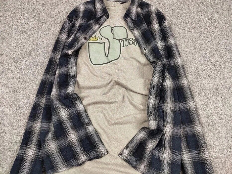 Flannel Vintage Flannel Shirt Travis Scott Style Streetwear Hype Size US S / EU 44-46 / 1 - 6 Thumbnail