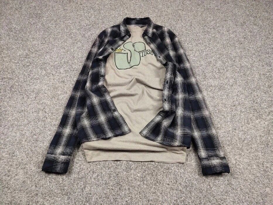 Flannel Vintage Flannel Shirt Travis Scott Style Streetwear Hype Size US S / EU 44-46 / 1 - 2 Thumbnail
