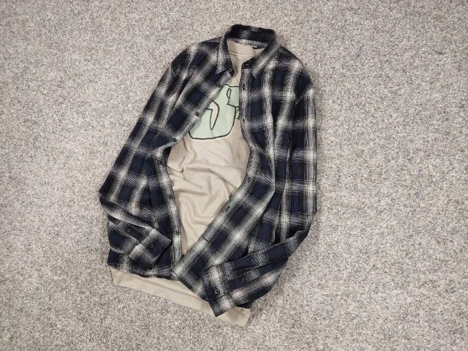 Flannel Vintage Flannel Shirt Travis Scott Style Streetwear Hype Size US S / EU 44-46 / 1 - 9 Thumbnail