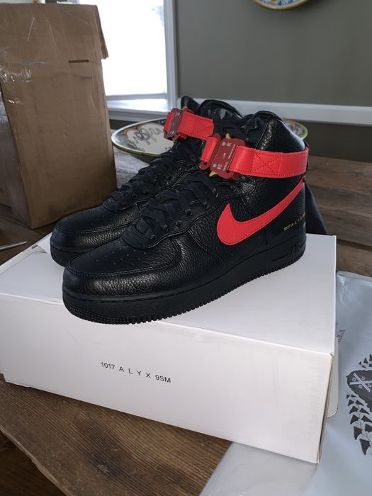 Alyx's Nike Air Force 1 High Is Dropping in Black and Red