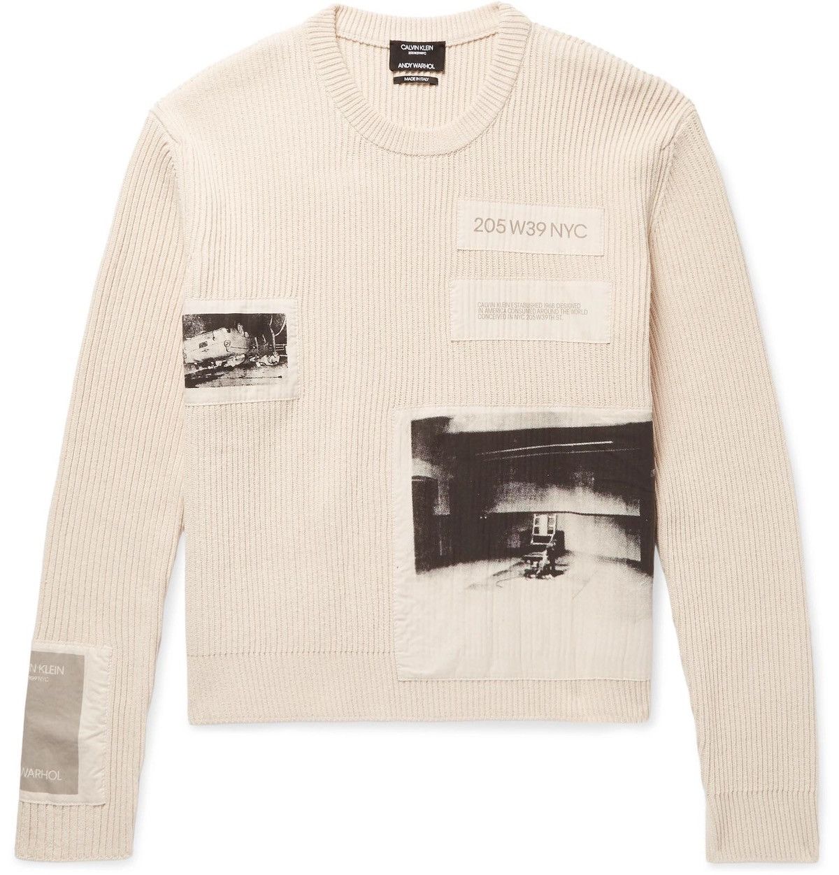 Raf Simons CALVIN KLEIN 205W39NYC BY RAF SIMONS ANDY WARHOL SWEATER L |  Grailed