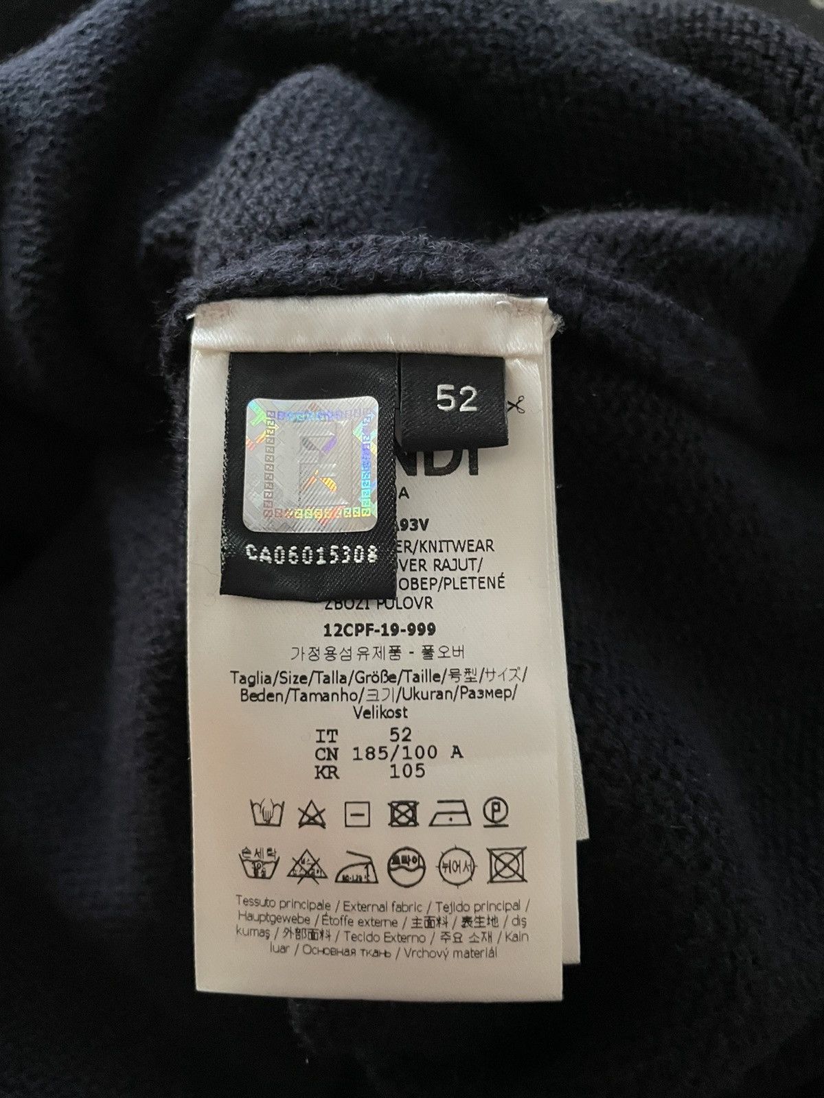 Fendi $2,500 Limited Runway 100% Cashmere Sweater New Fendi Logo Size US L / EU 52-54 / 3 - 5 Thumbnail