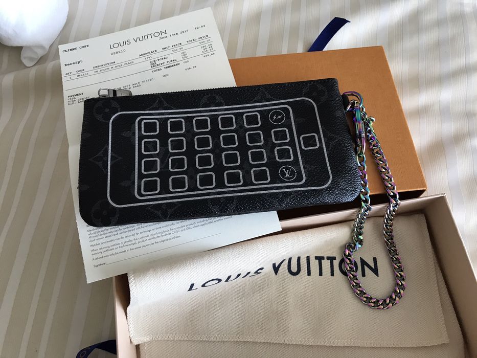 Louis Vuitton Louis Vuitton X Fragment Iphone Case Pouch | Grailed