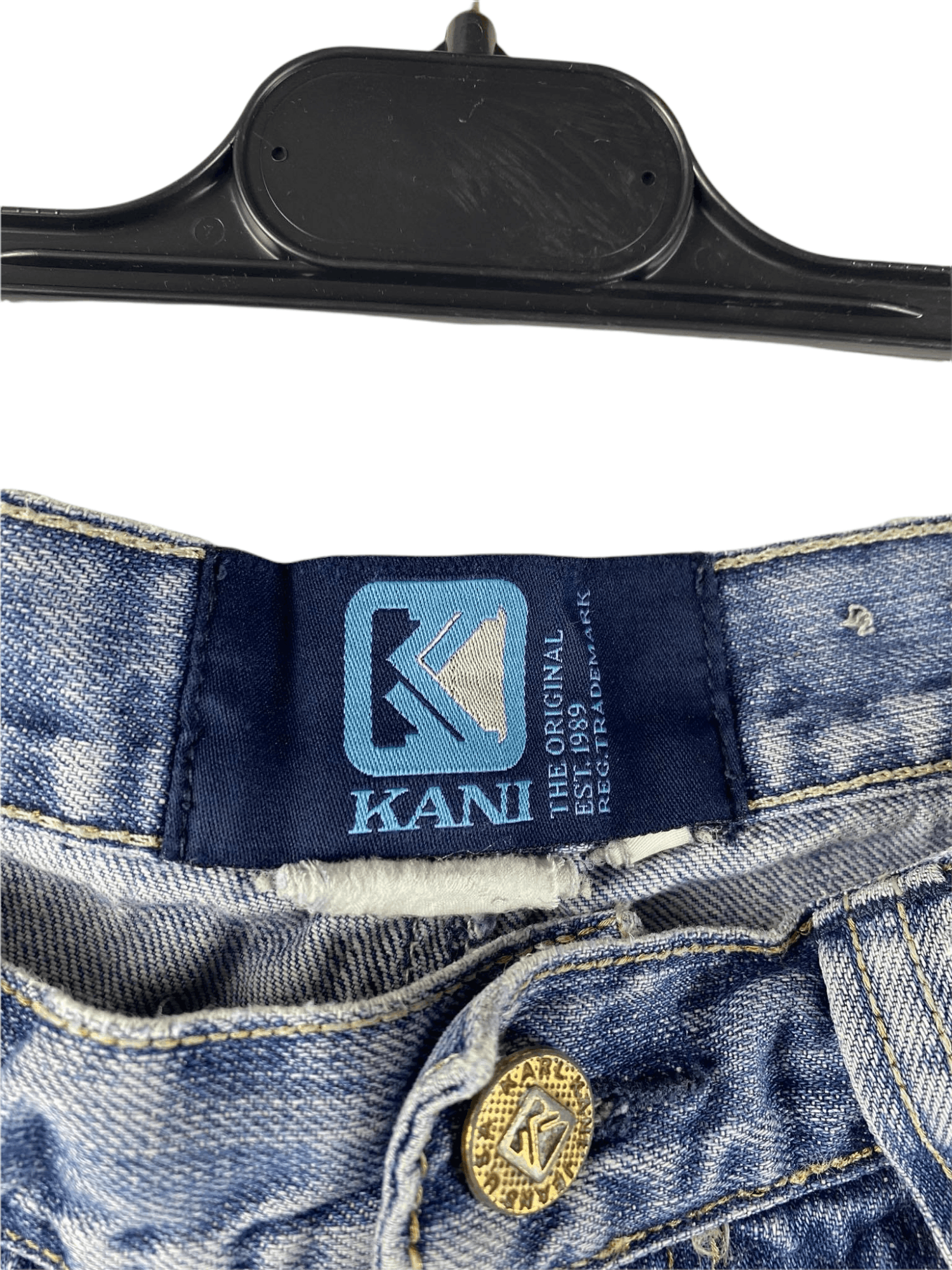 Karl Kani Karl Kani Logo Denim Shorts Size US 30 / EU 46 - 7 Thumbnail