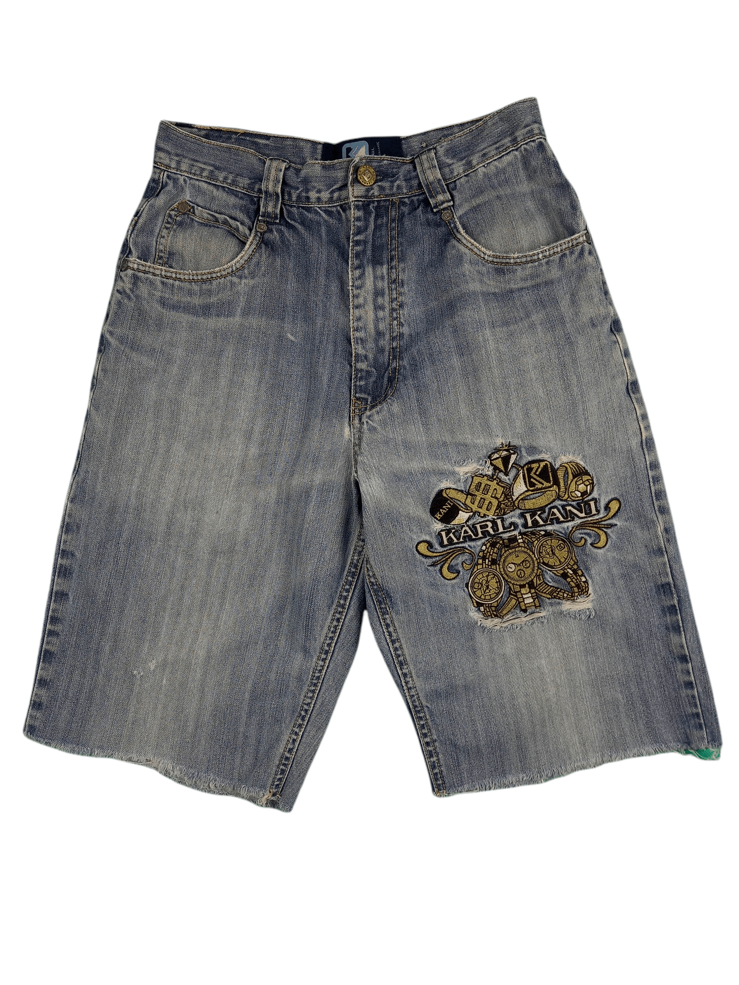 Karl Kani Karl Kani Logo Denim Shorts Size US 30 / EU 46 - 5 Thumbnail