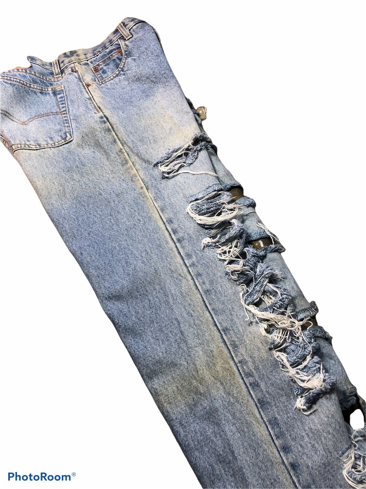 Other Ripped Distressed Patchwork Denim Pants Size US 30 / EU 46 - 10 Thumbnail