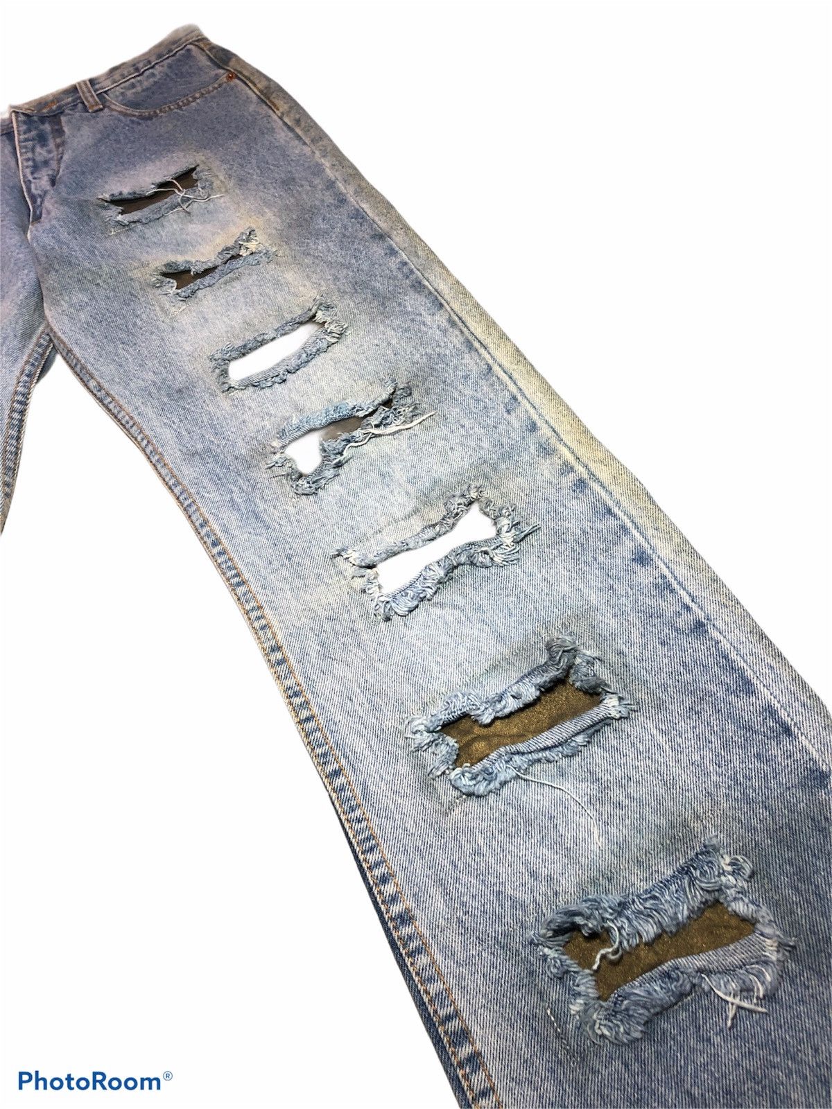 Other Ripped Distressed Patchwork Denim Pants Size US 30 / EU 46 - 6 Thumbnail