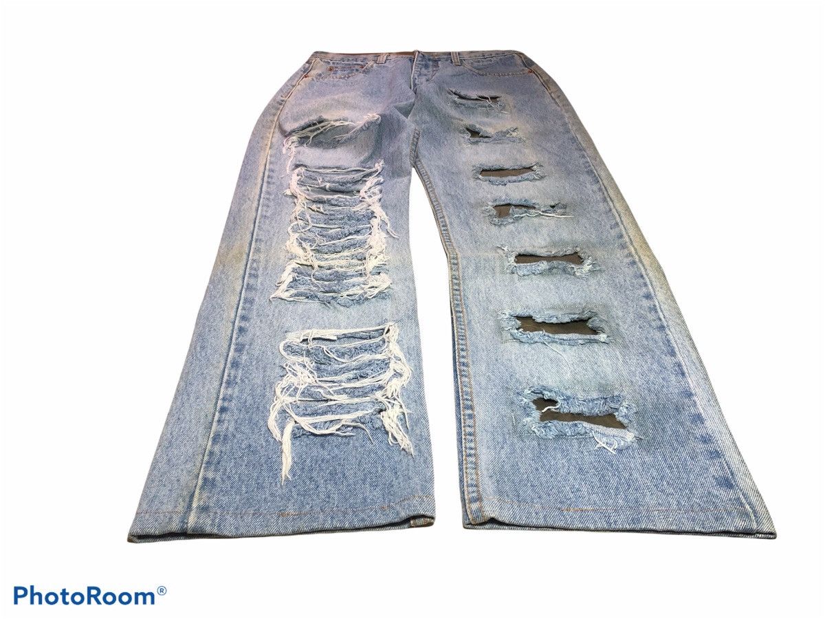 Other Ripped Distressed Patchwork Denim Pants Size US 30 / EU 46 - 3 Thumbnail