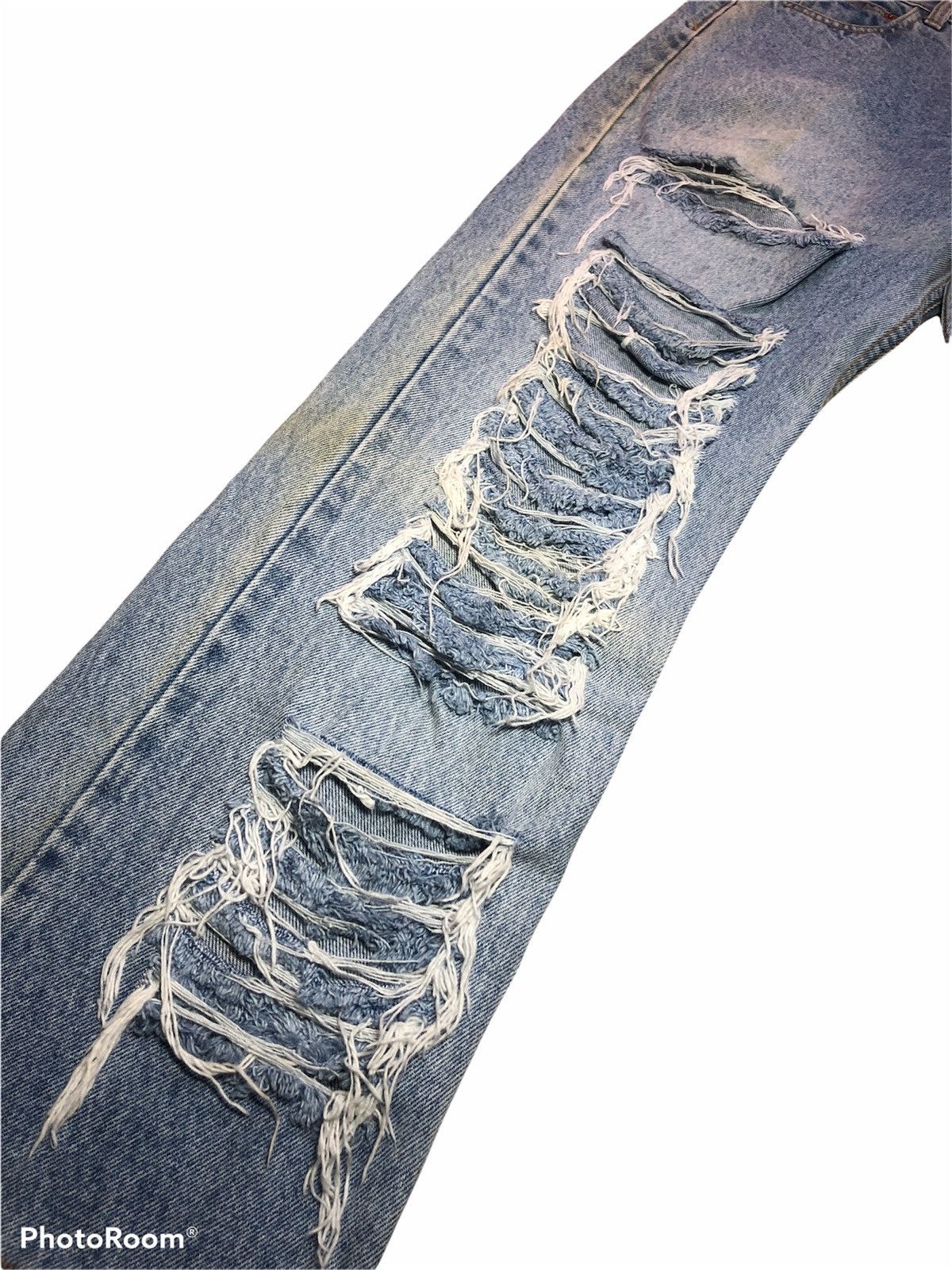 Other Ripped Distressed Patchwork Denim Pants Size US 30 / EU 46 - 5 Thumbnail