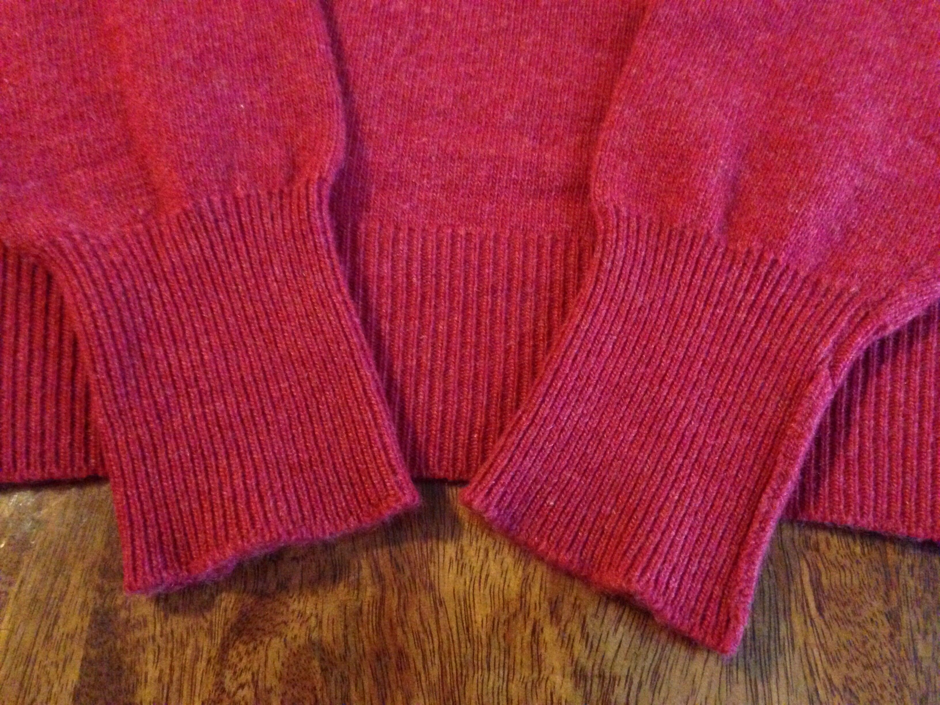 Turnbull & Asser Red Cashmere Sweater Size US L / EU 52-54 / 3 - 3 Thumbnail