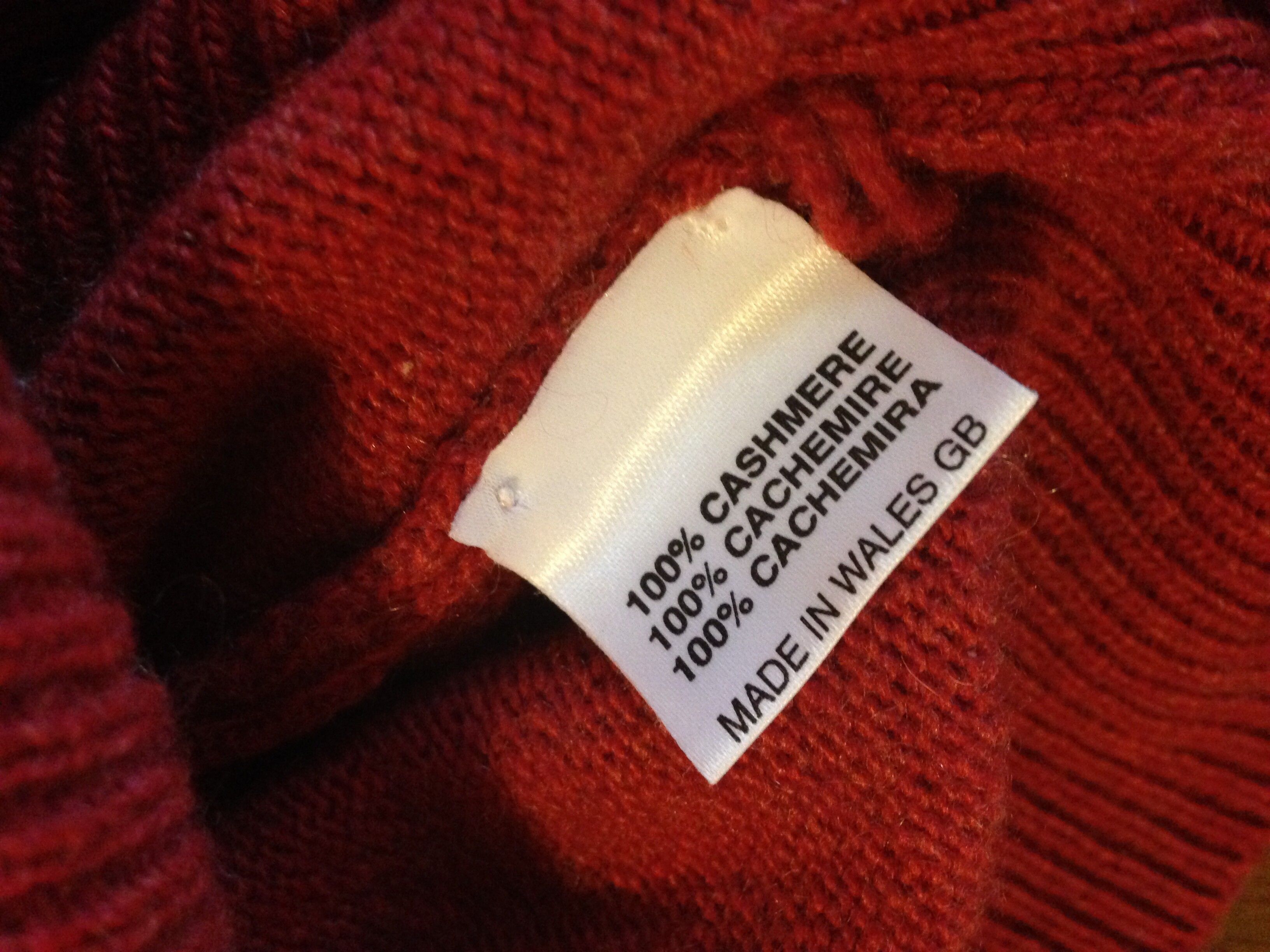Turnbull & Asser Red Cashmere Sweater Size US L / EU 52-54 / 3 - 4 Thumbnail