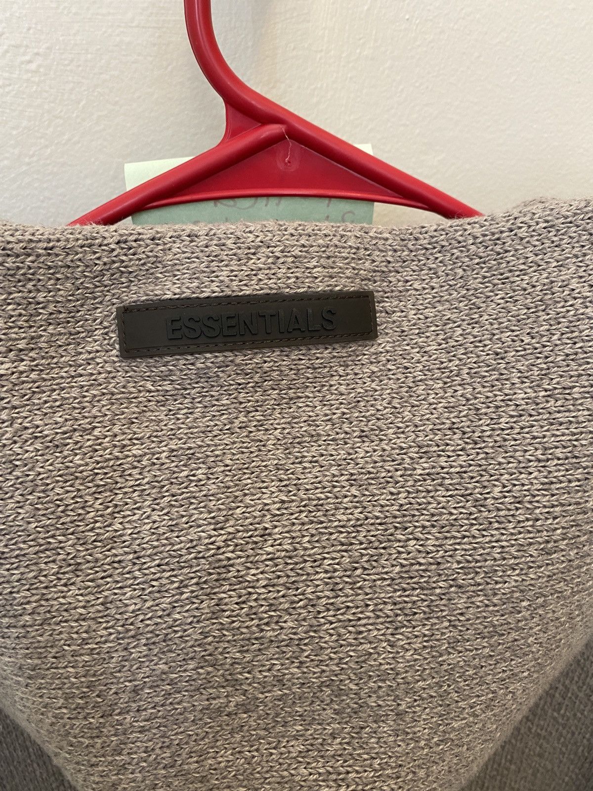 Essentials × Fear of God Fear of God Essentials Heather Oatmeal Knit Hoodie in XS Size US XS / EU 42 / 0 - 10 Thumbnail