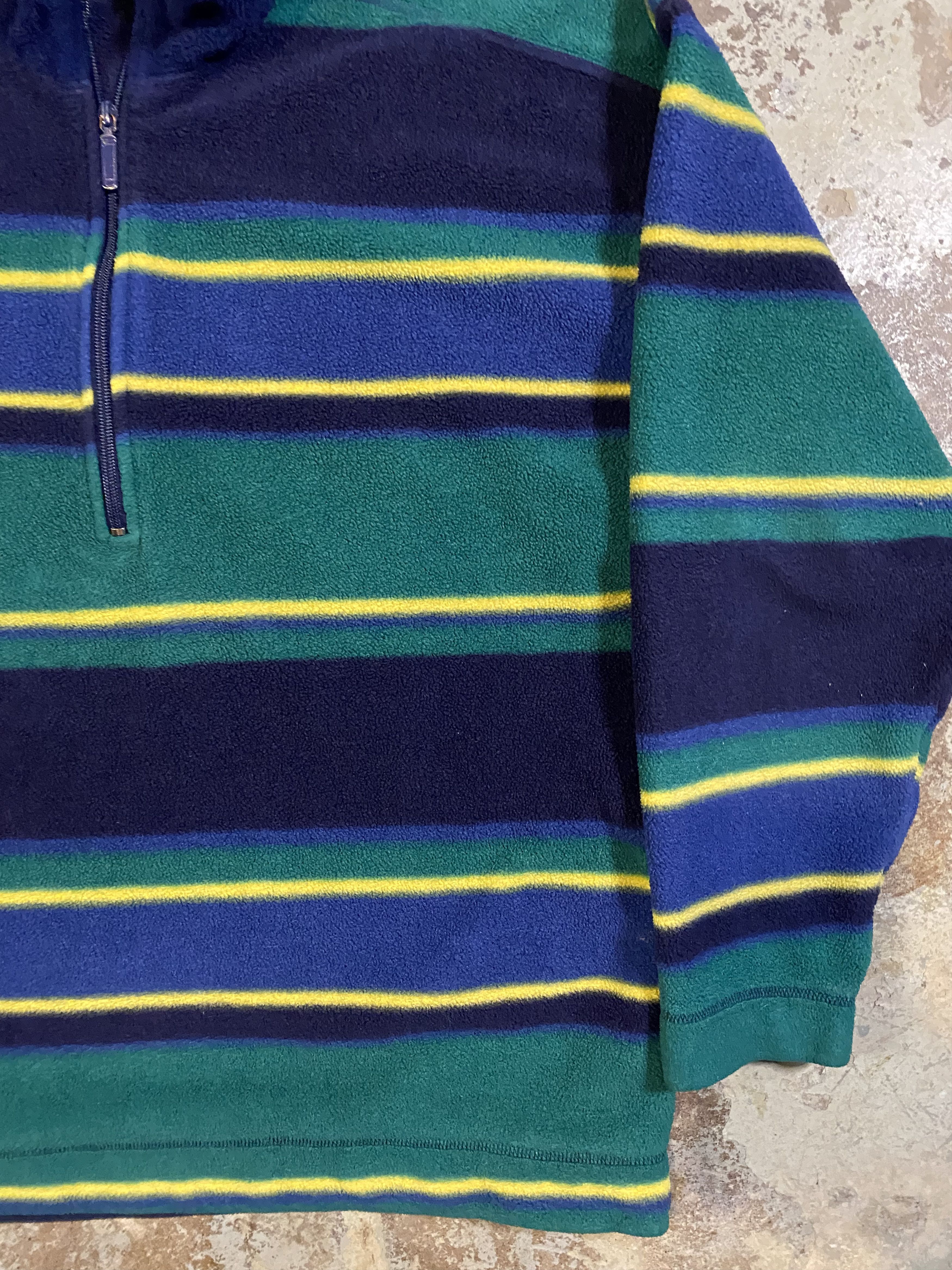 Eddie Bauer × Vintage Vintage Eddie Bauer Striped Fleece Size US XL / EU 56 / 4 - 2 Thumbnail