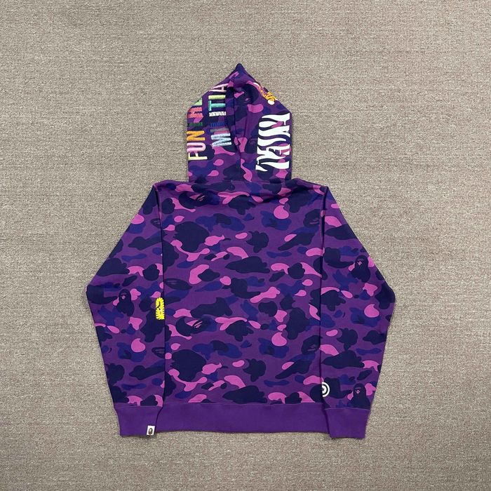 Bape best sale tiger purple