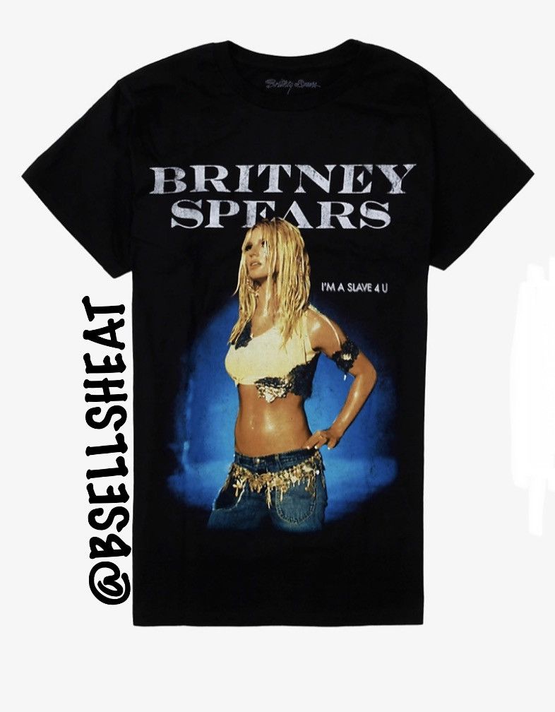 Rap Tees Deadstock Retro Britney Spears Graphic Tee | Grailed