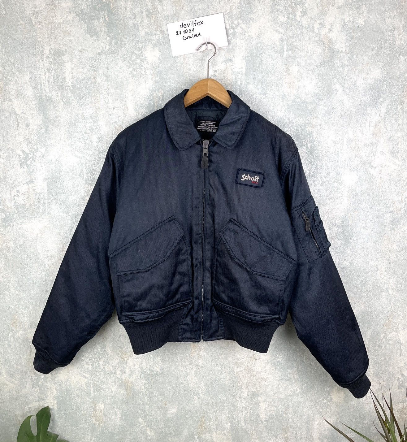 Schott type CWU-R（S）ネイビー Schott type CWU-R（S）ネイビー