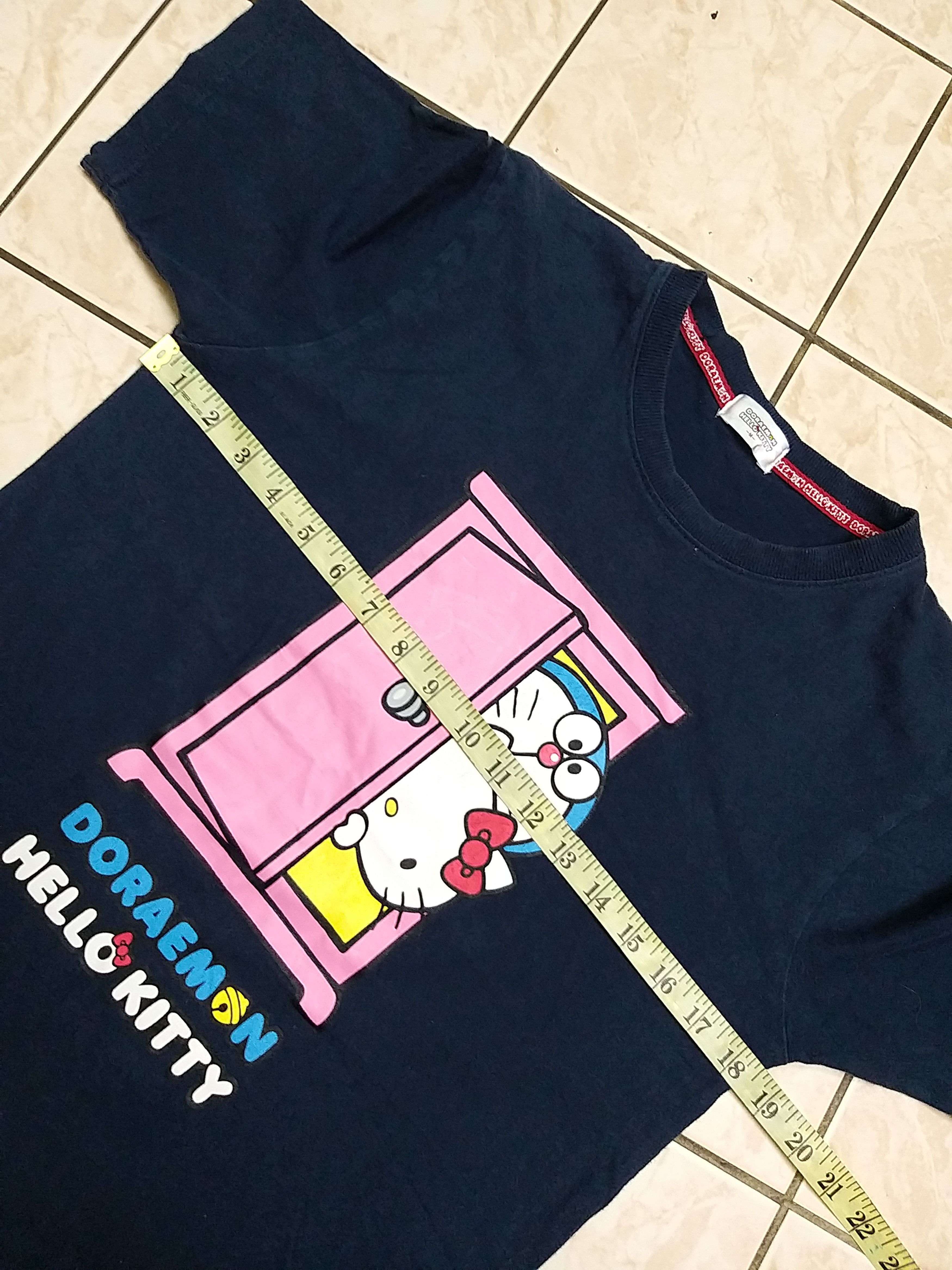 Anime DORAEMON X HELLO KITTY COLLAB by SANRIO T SHIRT Size US S / EU 44-46 / 1 - 4 Thumbnail