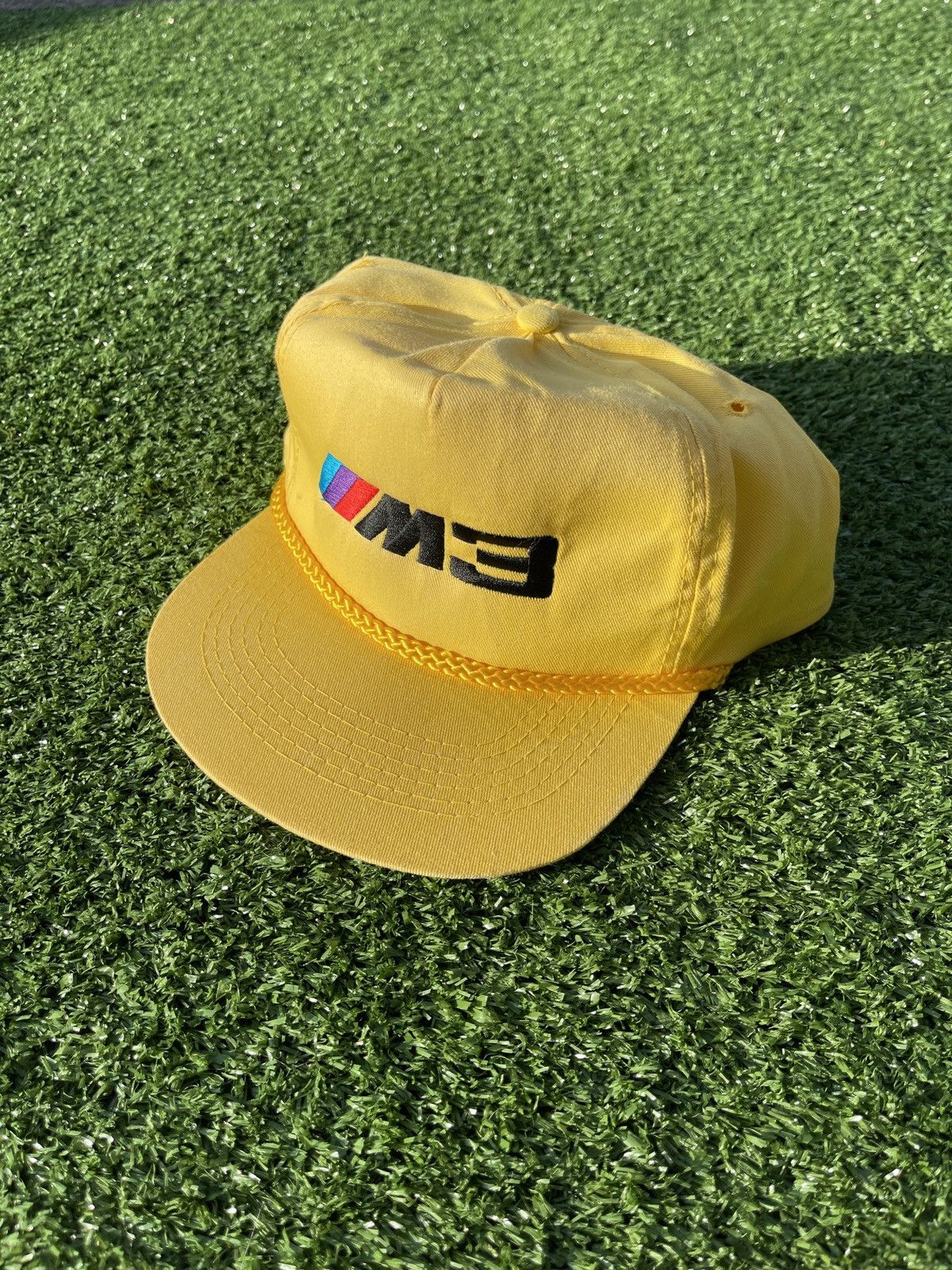 Vintage 1990s Vintage BMW E36 M3 Dakar Yellow Trucker Hat | Grailed