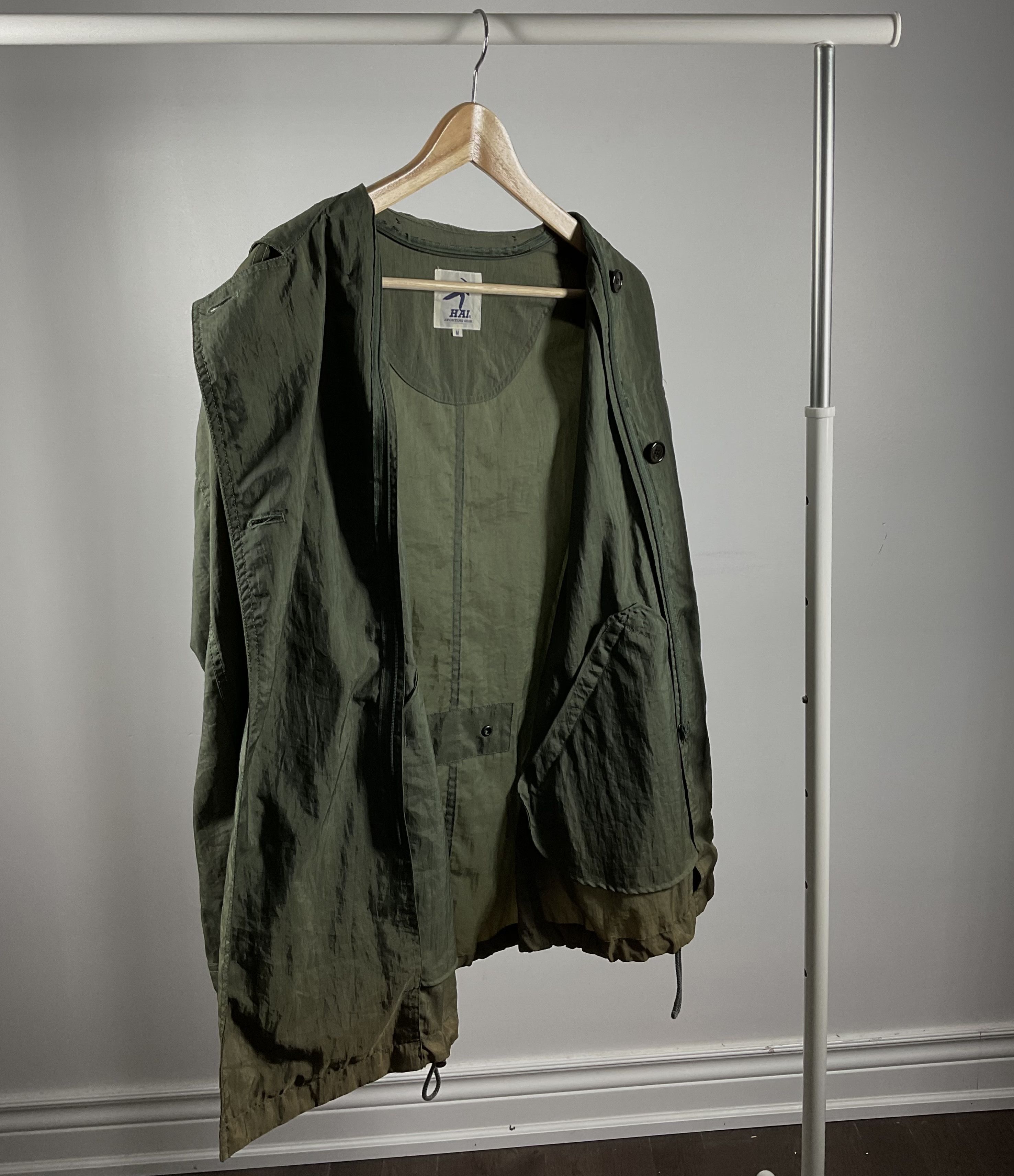 Hai Sporting Gear × Issey Miyake Hai Sport Gear hem Dyed Rain coat Size US M / EU 48-50 / 2 - 5 Thumbnail