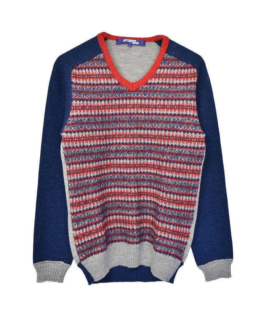JUNYA WATANABE/graphic knit sweater/22502 - 0436 78.19