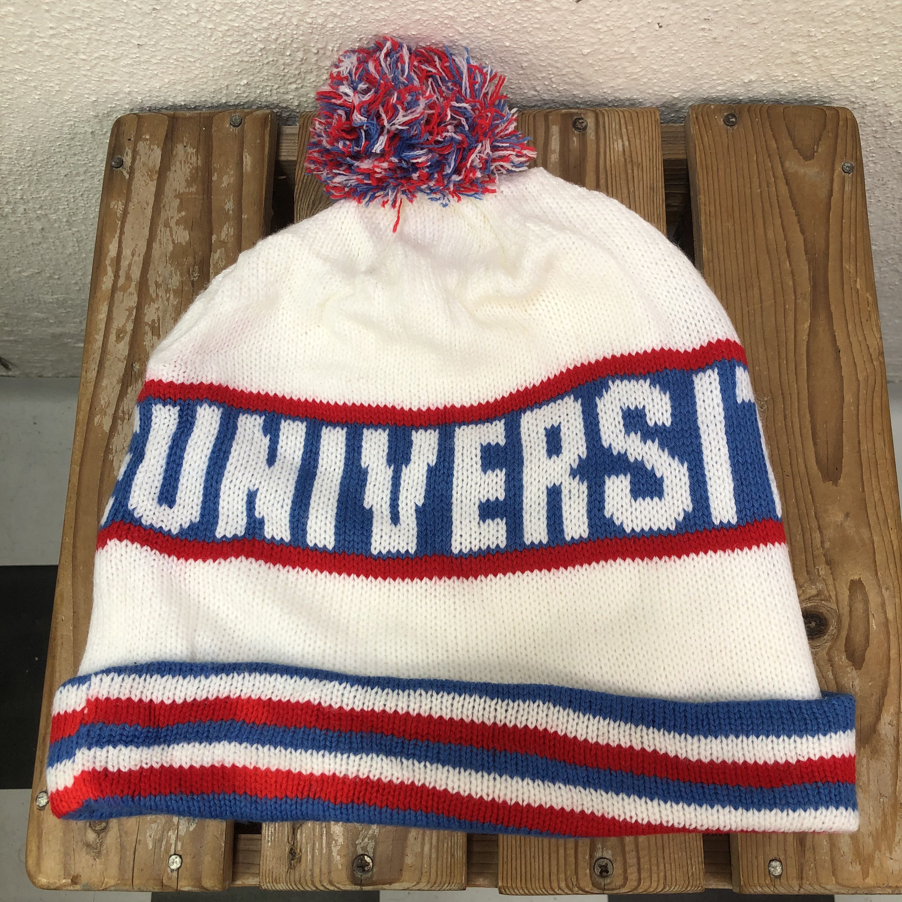Japanese Brand Verhicle University College Beanie Hat Snow Winter Ski Size ONE SIZE - 2 Thumbnail