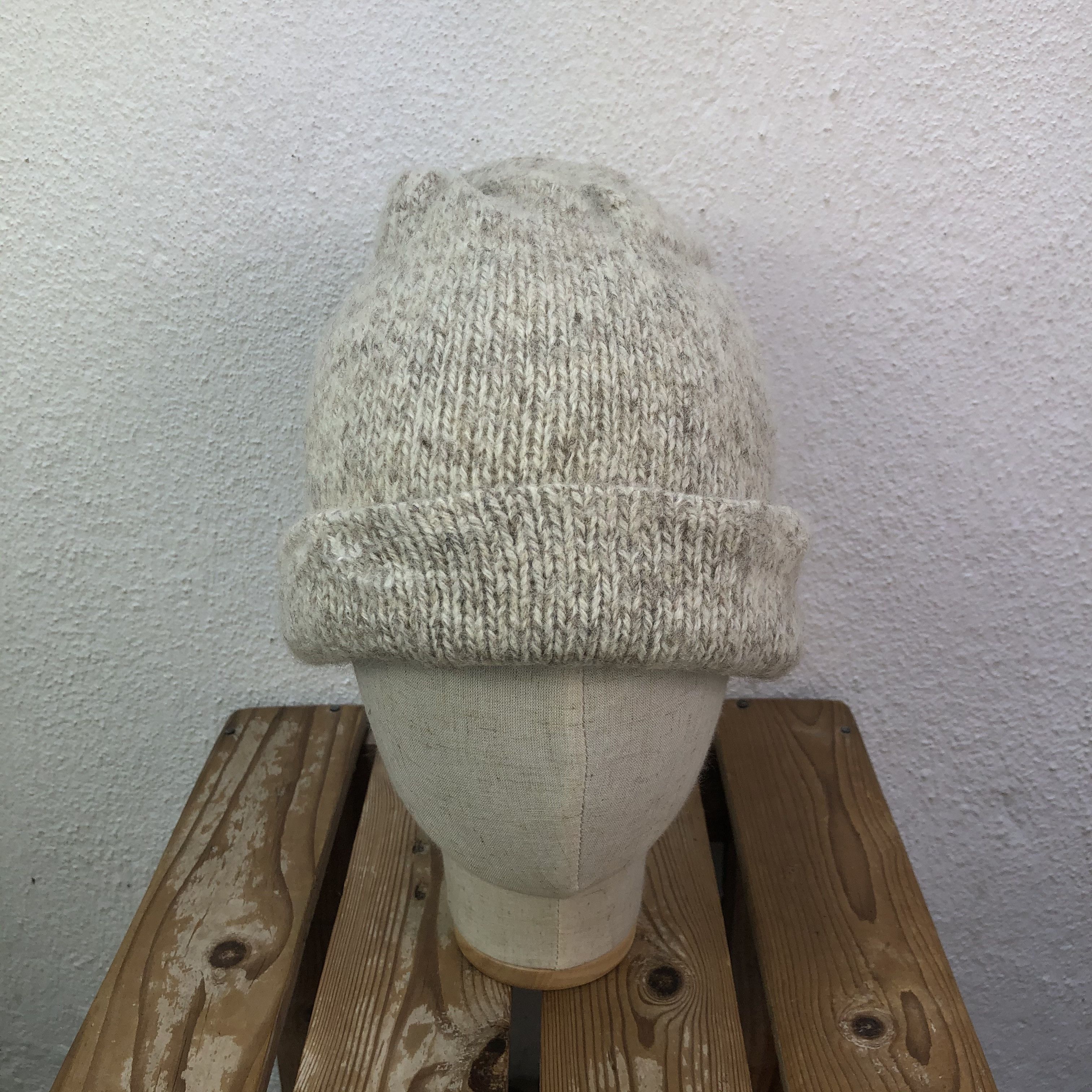 Vintage Wool Beanie Hat Made in usa
