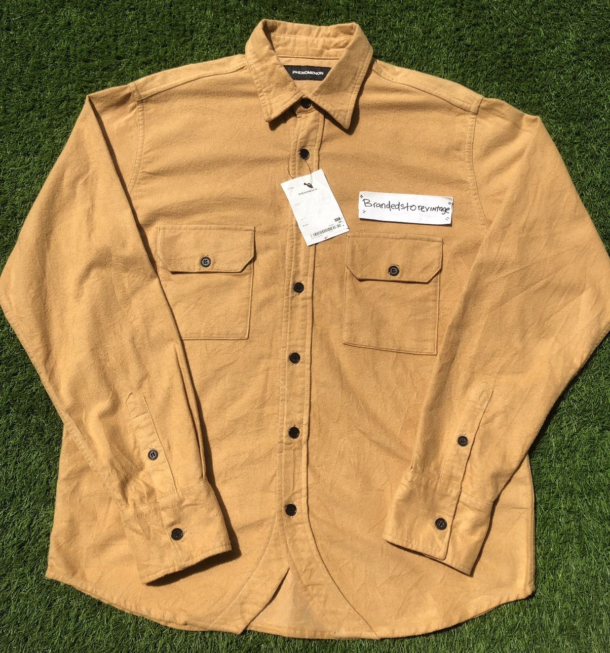 PHENOMENON AW10🔥PHENOMENON🔥Chambray Shirt Button Up Japan Size US L / EU 52-54 / 3 - 1 Thumbnail