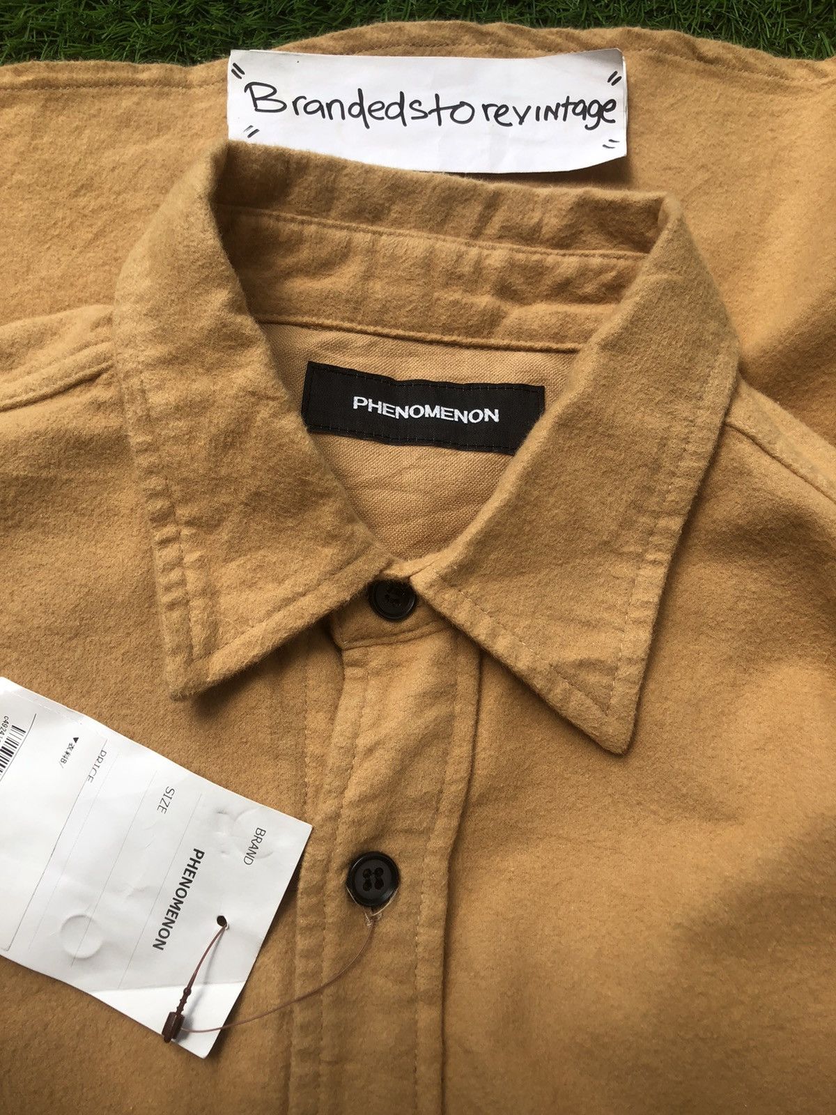 PHENOMENON AW10🔥PHENOMENON🔥Chambray Shirt Button Up Japan Size US L / EU 52-54 / 3 - 16 Thumbnail