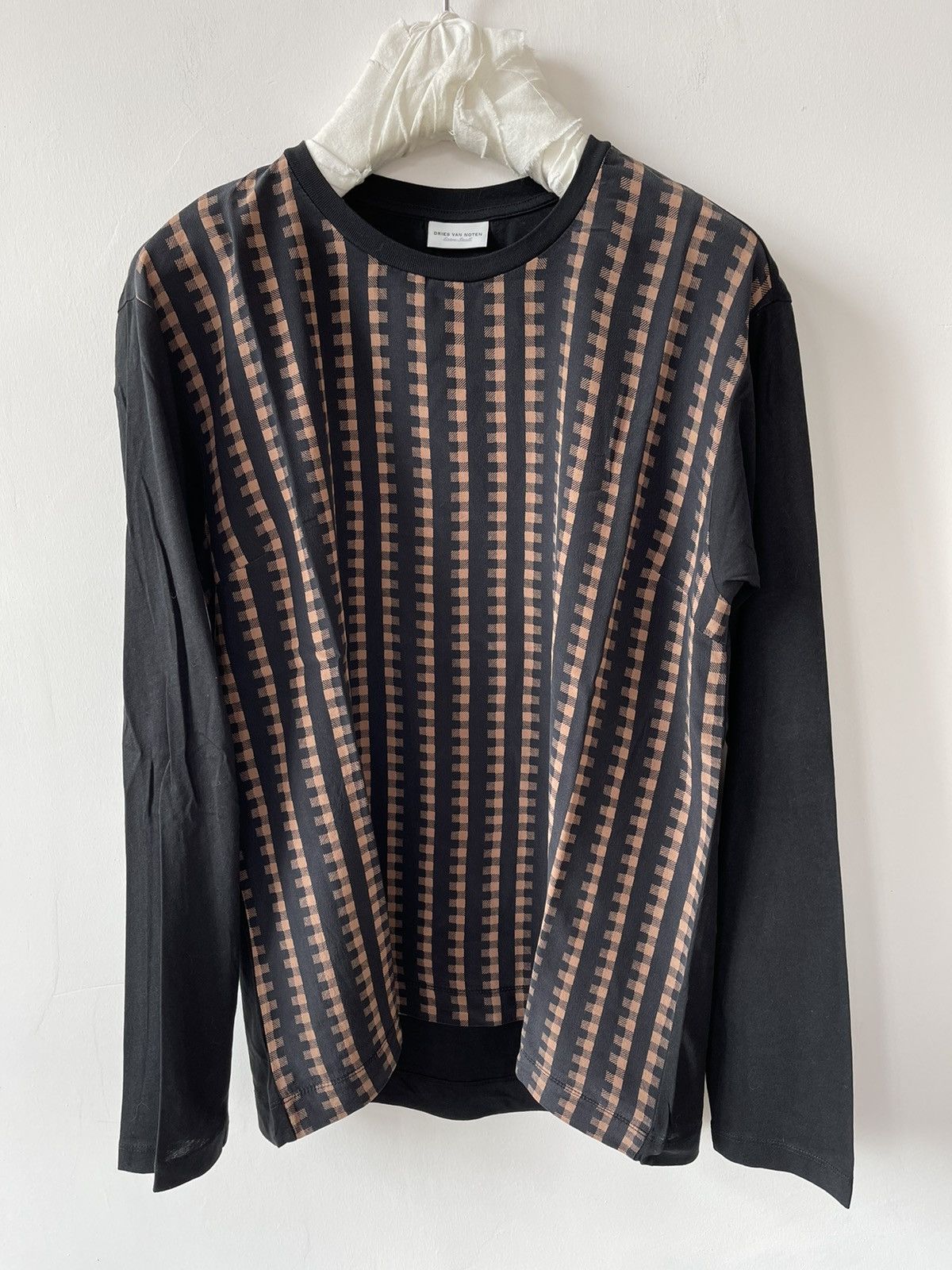 Dries Van Noten Cotton Silk Long Sleeve T-shirt Size US XS / EU 42 / 0 - 2 Thumbnail