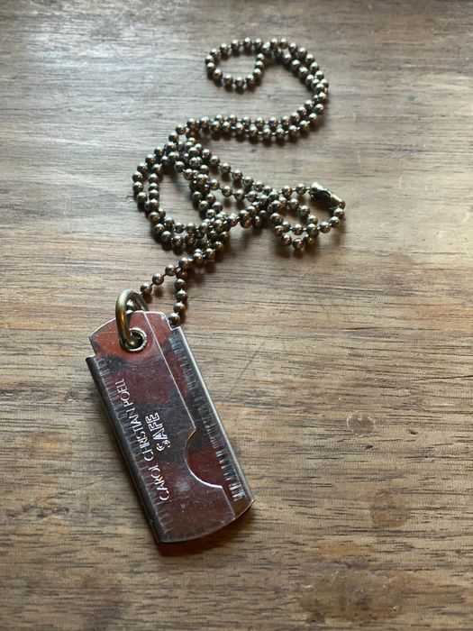 Carol Christian Poell Razor Necklace | Grailed