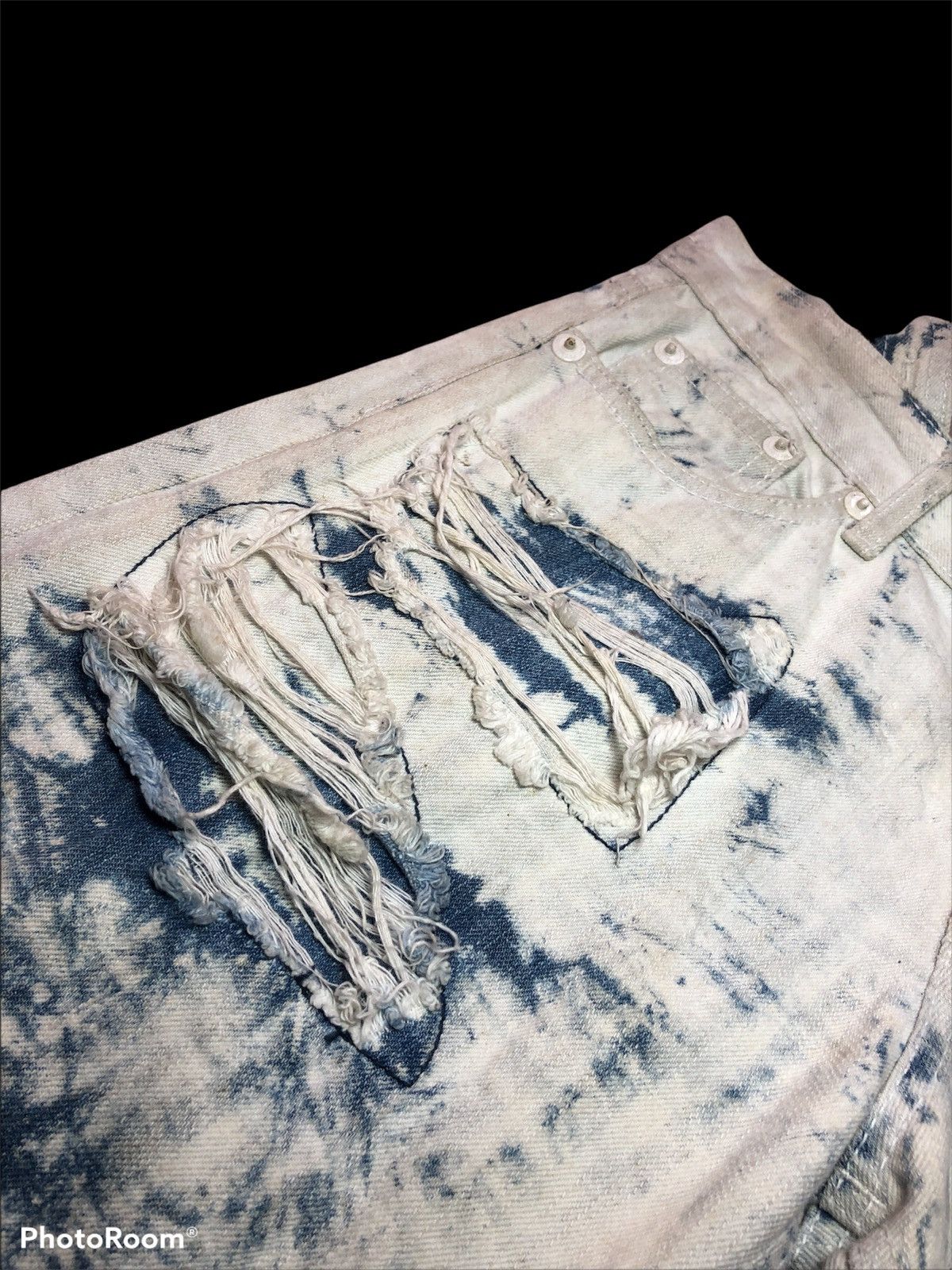 Bleach Goods × Japanese Brand RARE⚡️⚡️ Bleach Distressed Denim Size US 32 / EU 48 - 5 Thumbnail