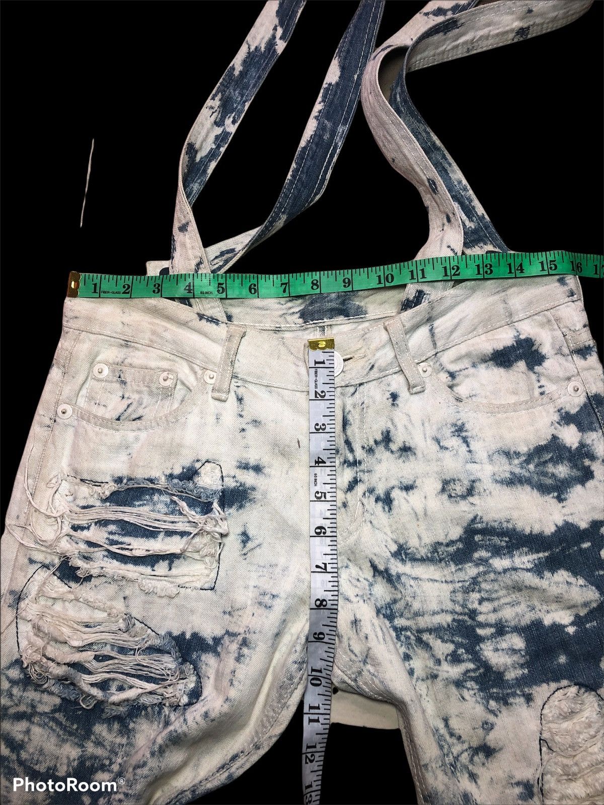 Bleach Goods × Japanese Brand RARE⚡️⚡️ Bleach Distressed Denim Size US 32 / EU 48 - 8 Thumbnail