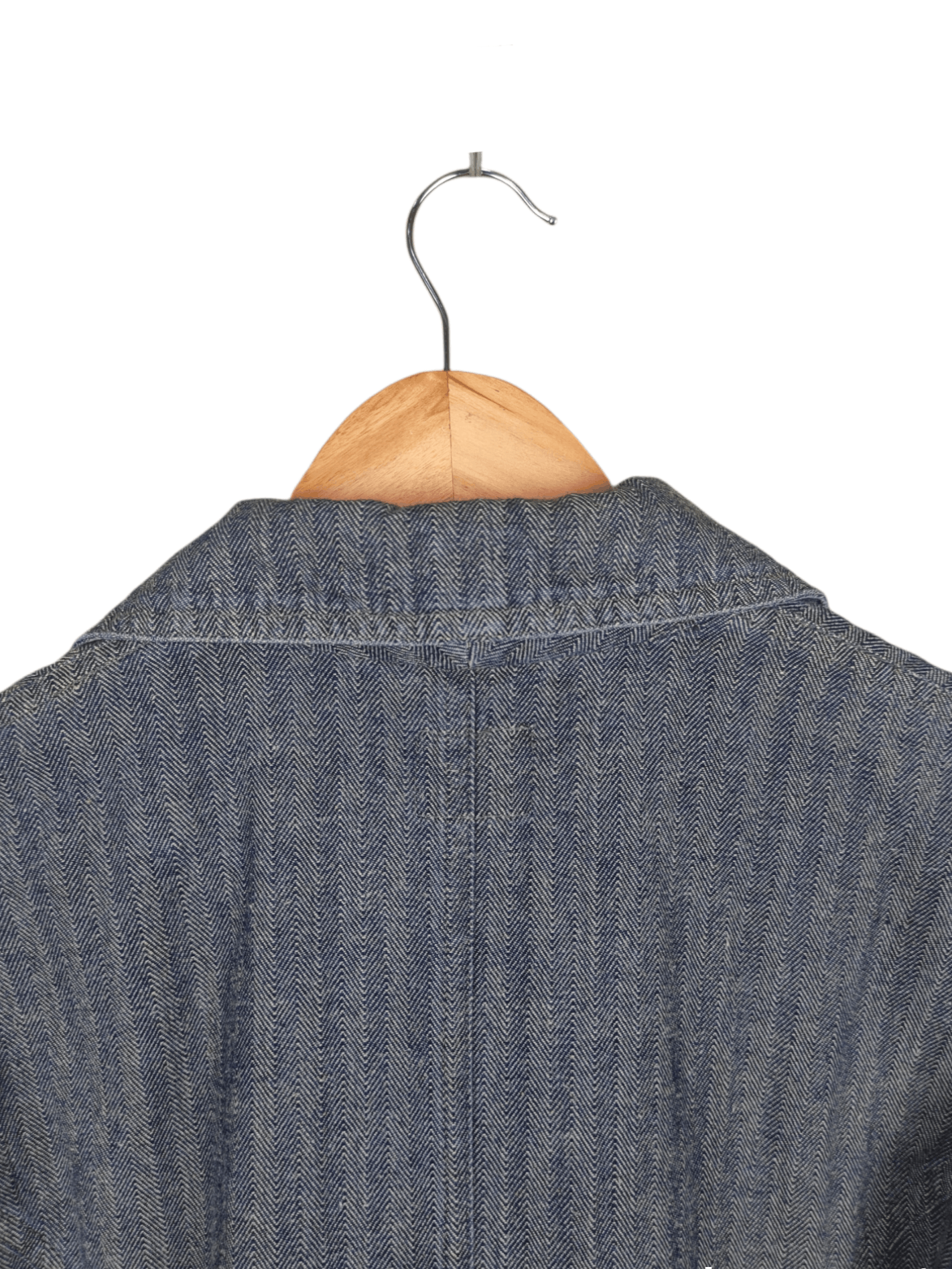 Japanese Brand Vintage Rose Bud Denim HBT Long Coats Size US S / EU 44-46 / 1 - 6 Thumbnail