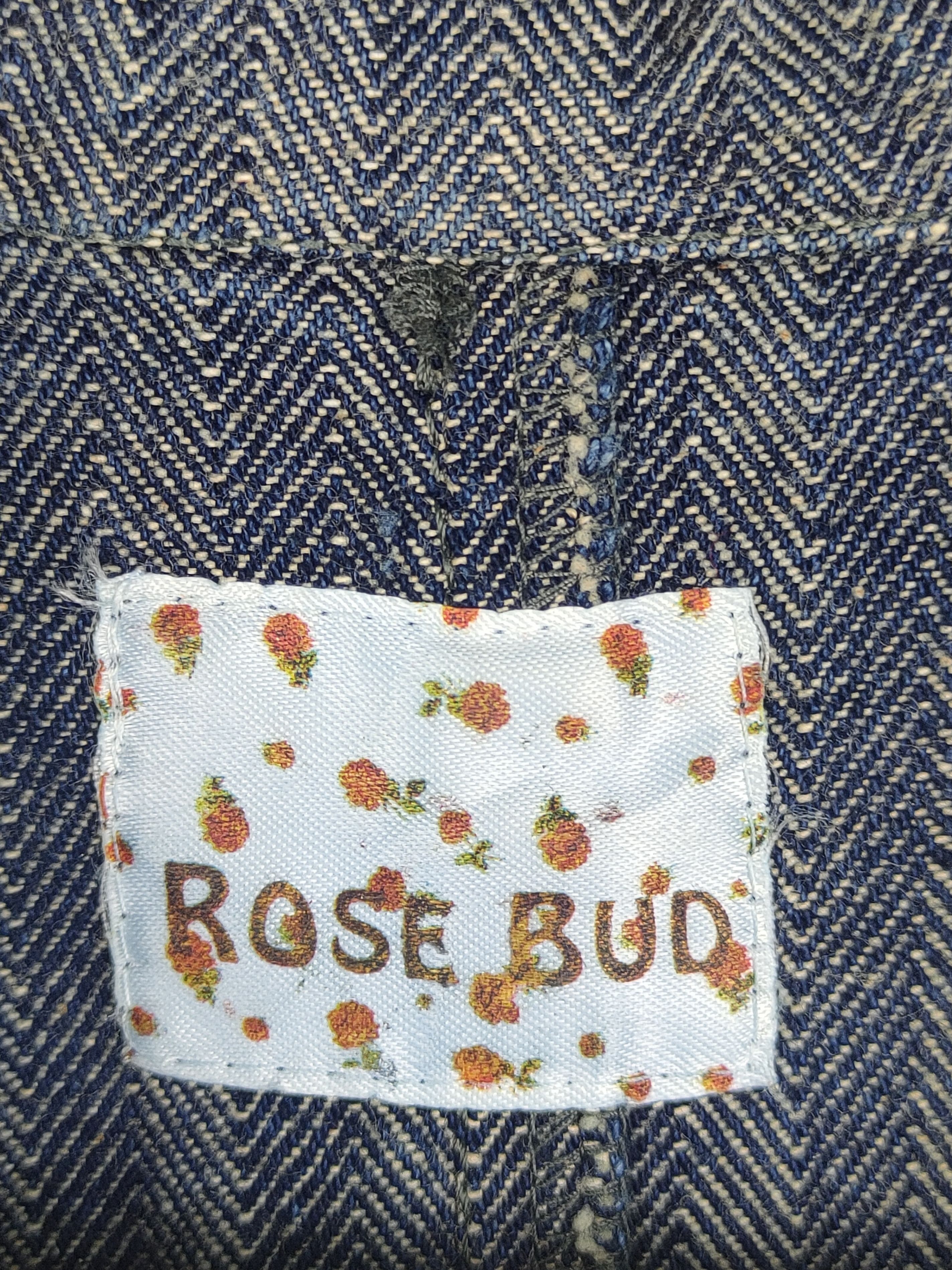 Japanese Brand Vintage Rose Bud Denim HBT Long Coats Size US S / EU 44-46 / 1 - 7 Thumbnail