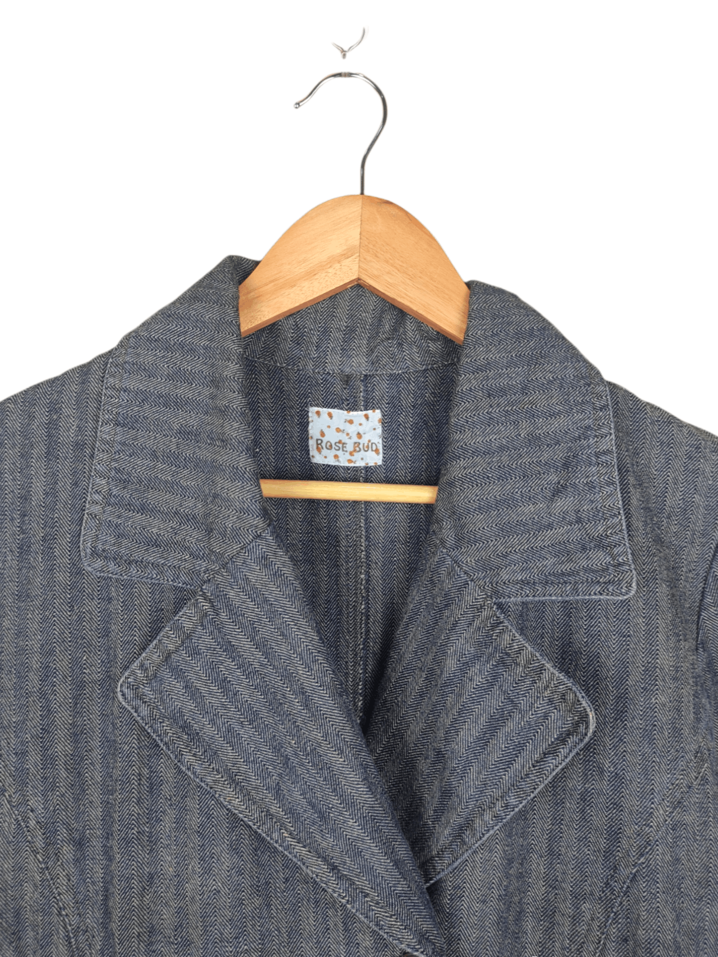 Japanese Brand Vintage Rose Bud Denim HBT Long Coats Size US S / EU 44-46 / 1 - 3 Thumbnail