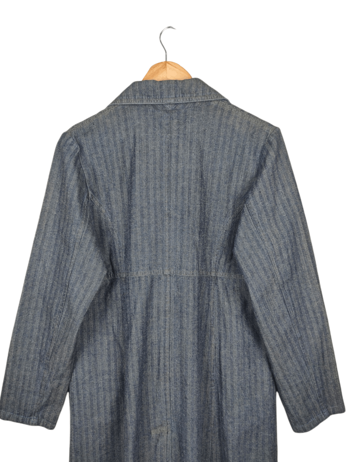 Japanese Brand Vintage Rose Bud Denim HBT Long Coats Size US S / EU 44-46 / 1 - 5 Thumbnail