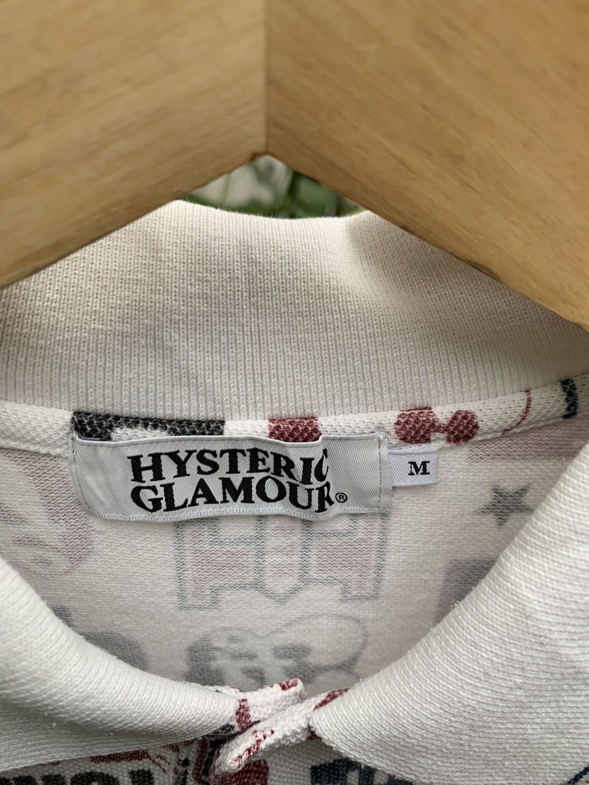 Hysteric Glamour Vintage Hysteric Glamour Full Print Polo Shirt Size US M / EU 48-50 / 2 - 4 Thumbnail