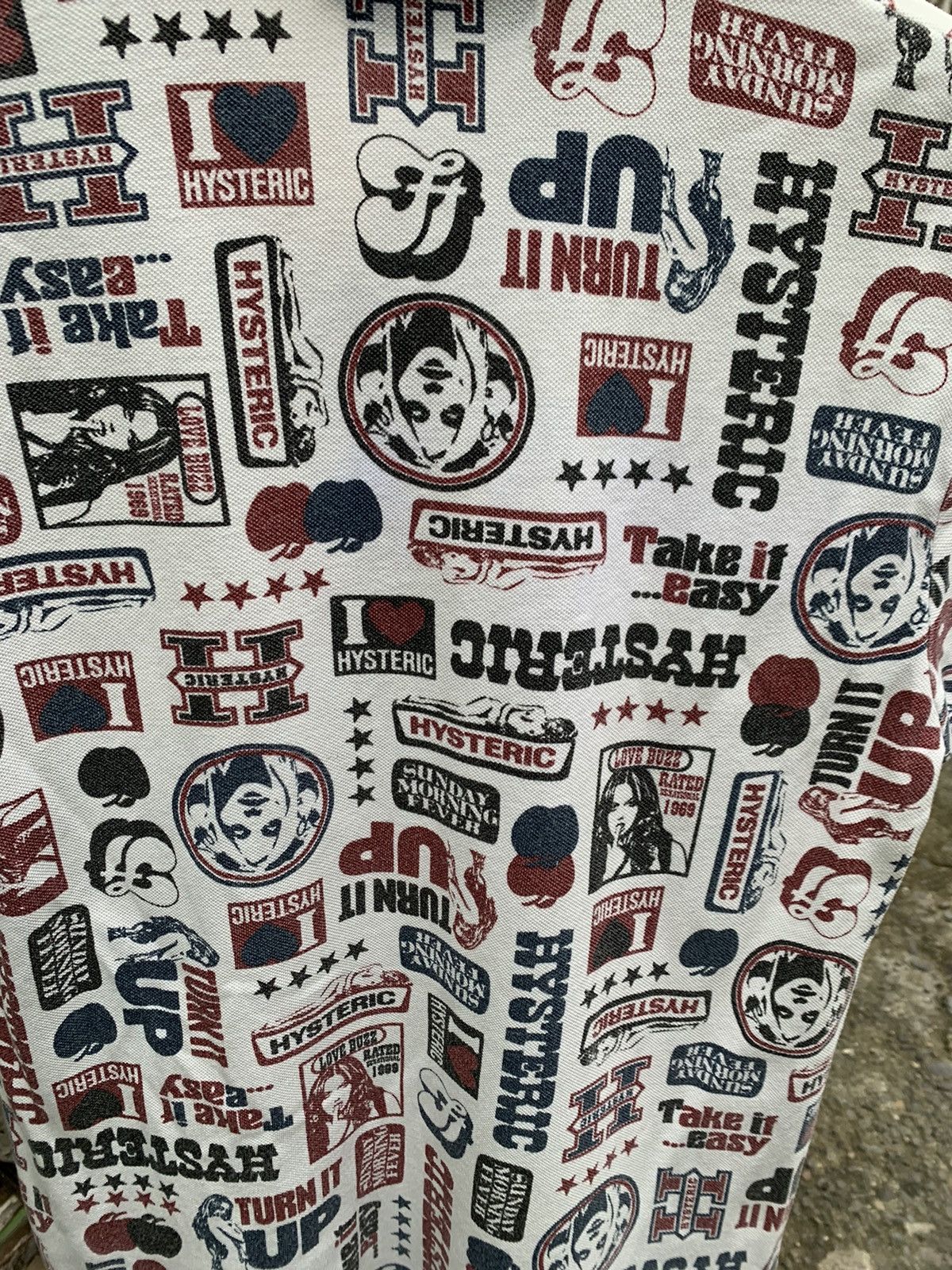 Hysteric Glamour Vintage Hysteric Glamour Full Print Polo Shirt Size US M / EU 48-50 / 2 - 7 Thumbnail