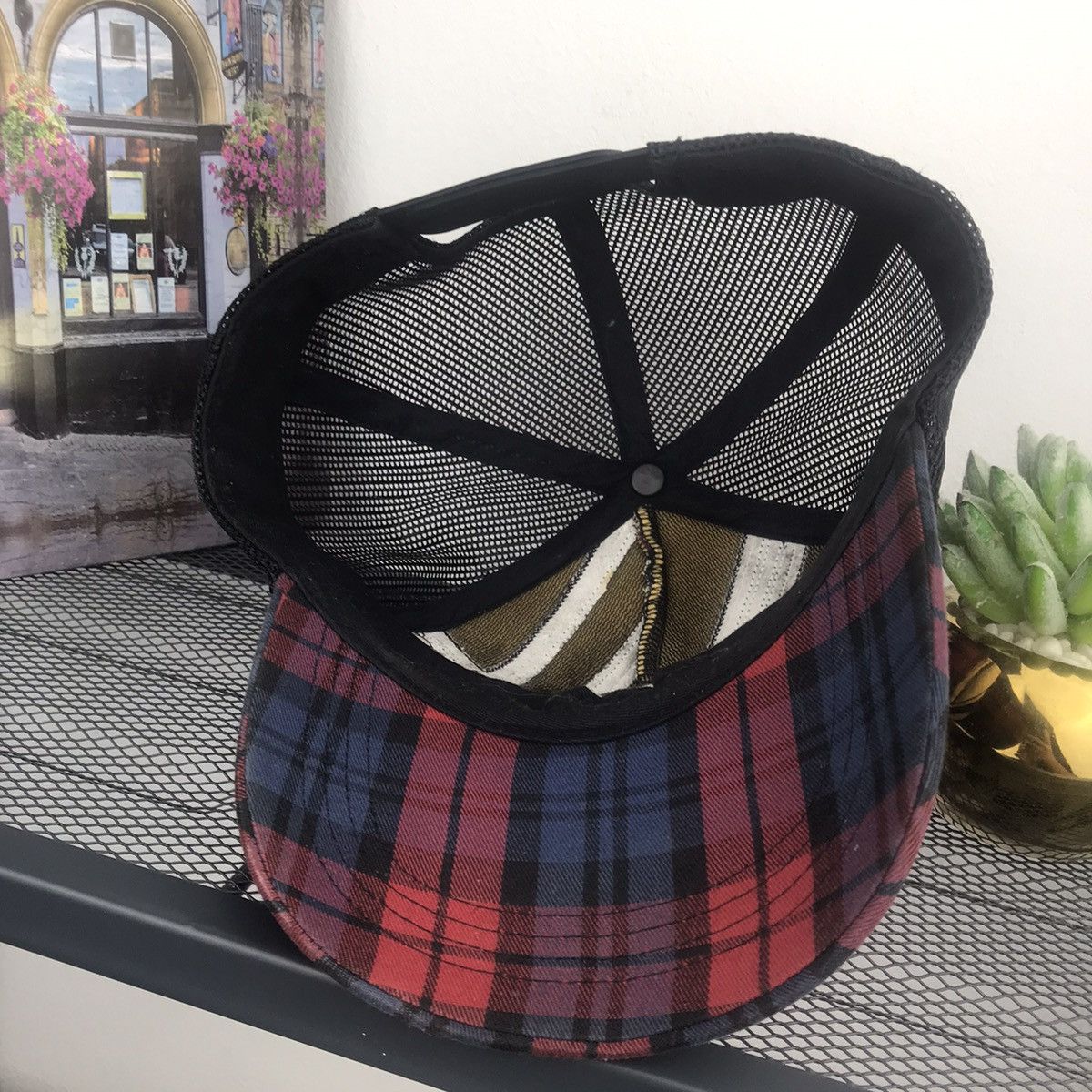 Other Very rare Distress American Flag Trucker Hat Size ONE SIZE - 5 Thumbnail