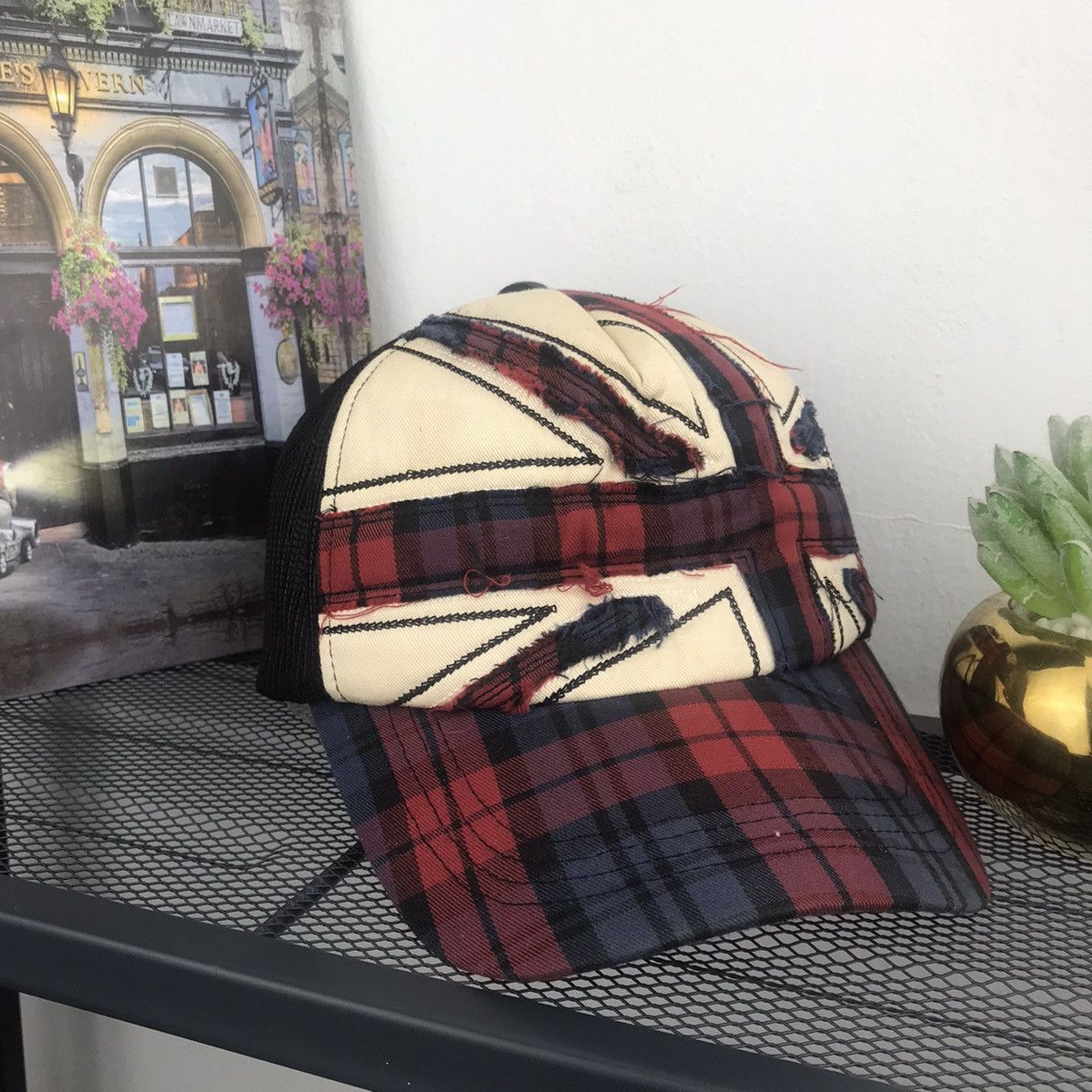 Other Very rare Distress American Flag Trucker Hat Size ONE SIZE - 1 Thumbnail