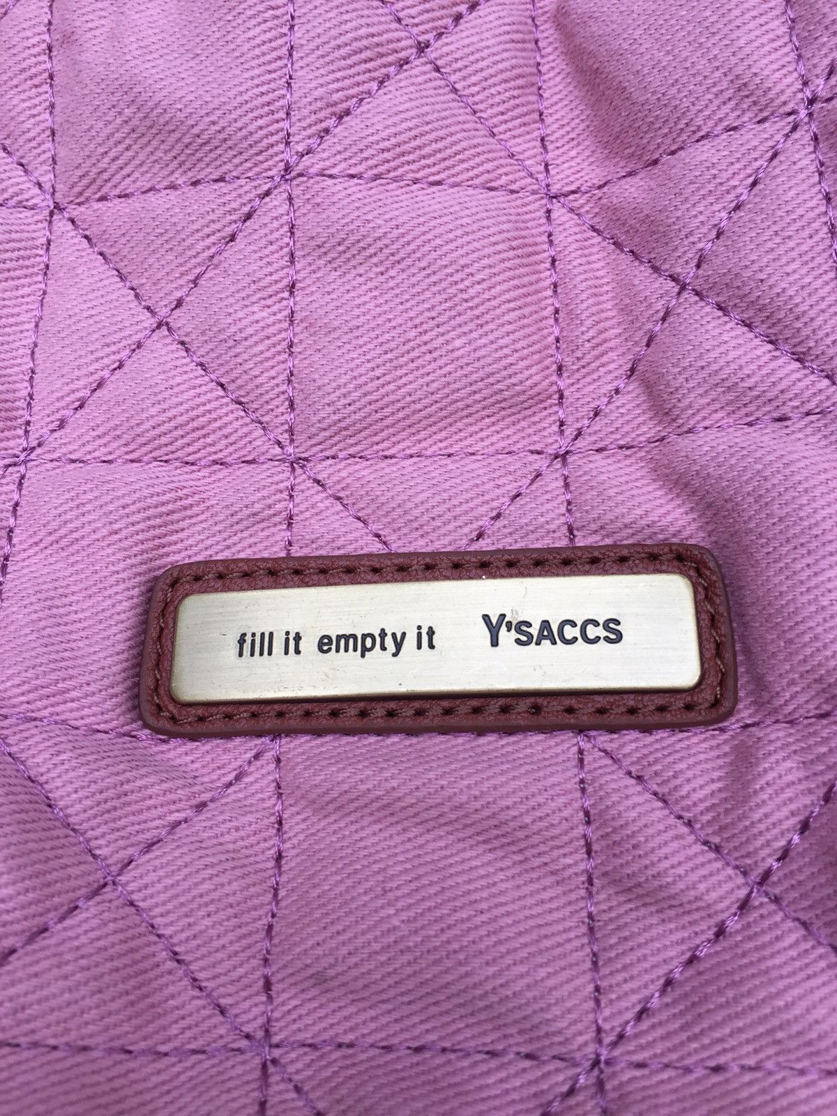 Yohji Yamamoto Yohji rose gold contra stitch tote bag Size ONE SIZE - 5 Thumbnail