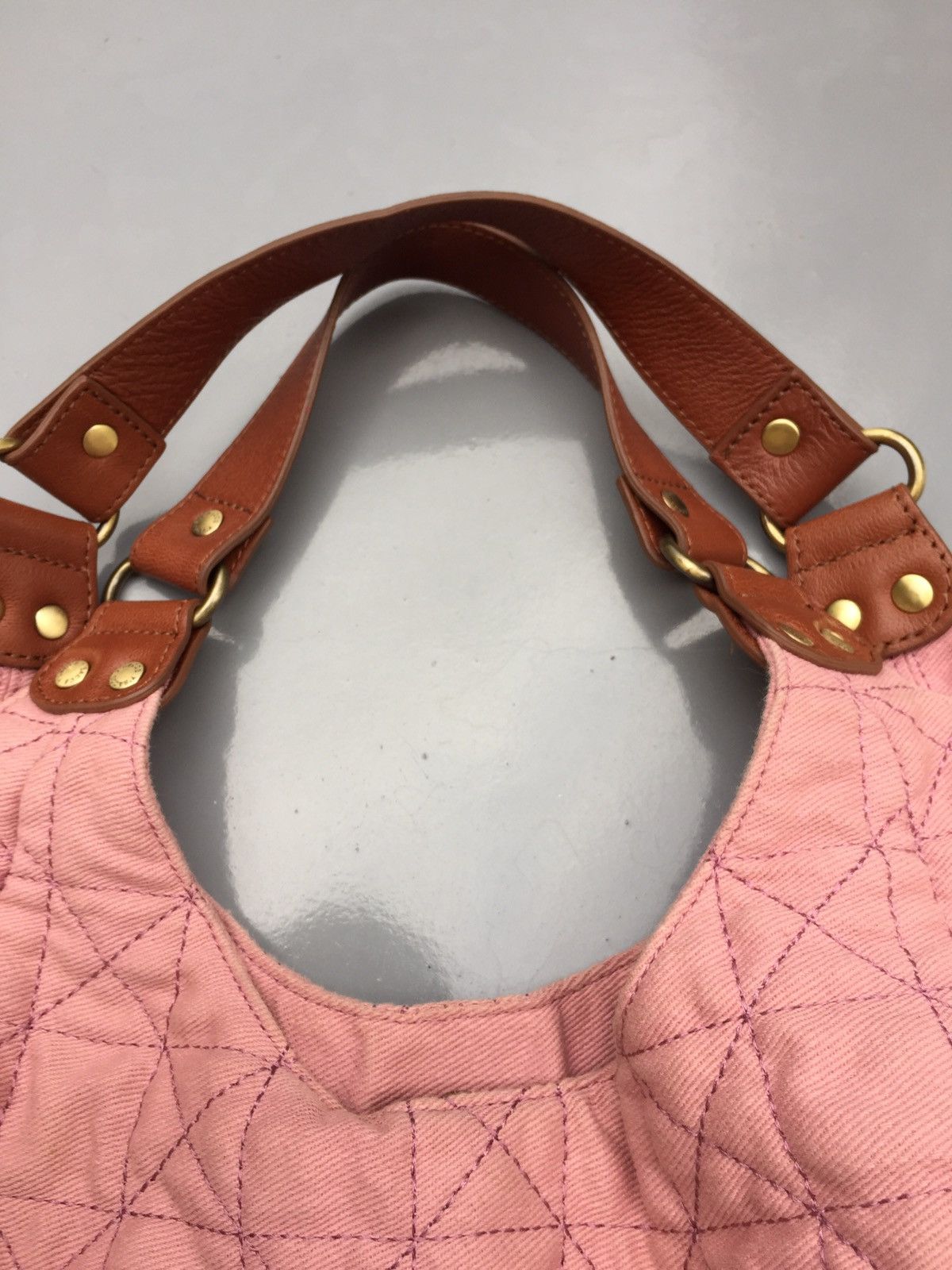 Yohji Yamamoto Yohji rose gold contra stitch tote bag Size ONE SIZE - 7 Thumbnail