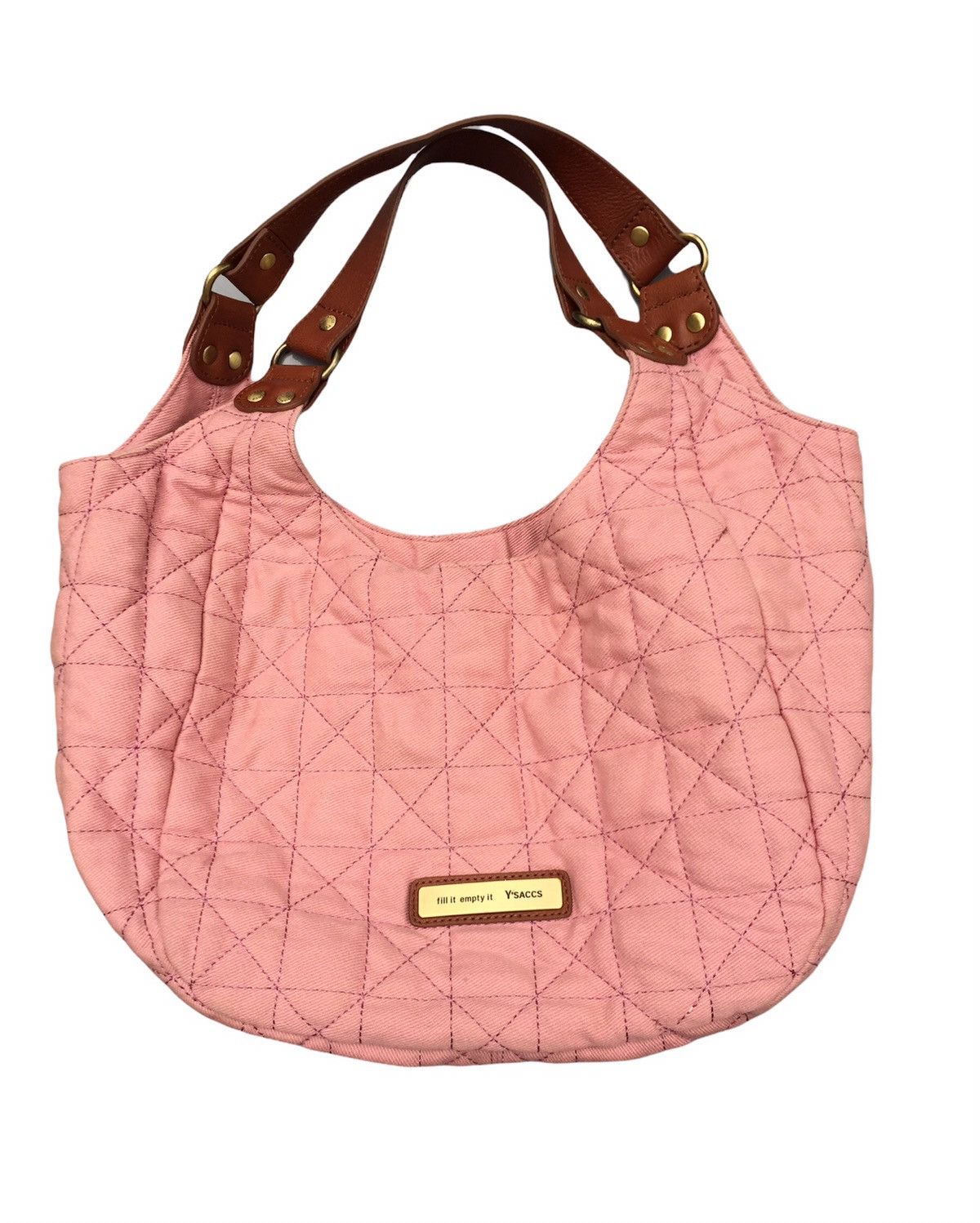 Yohji Yamamoto Yohji rose gold contra stitch tote bag Size ONE SIZE - 1 Thumbnail